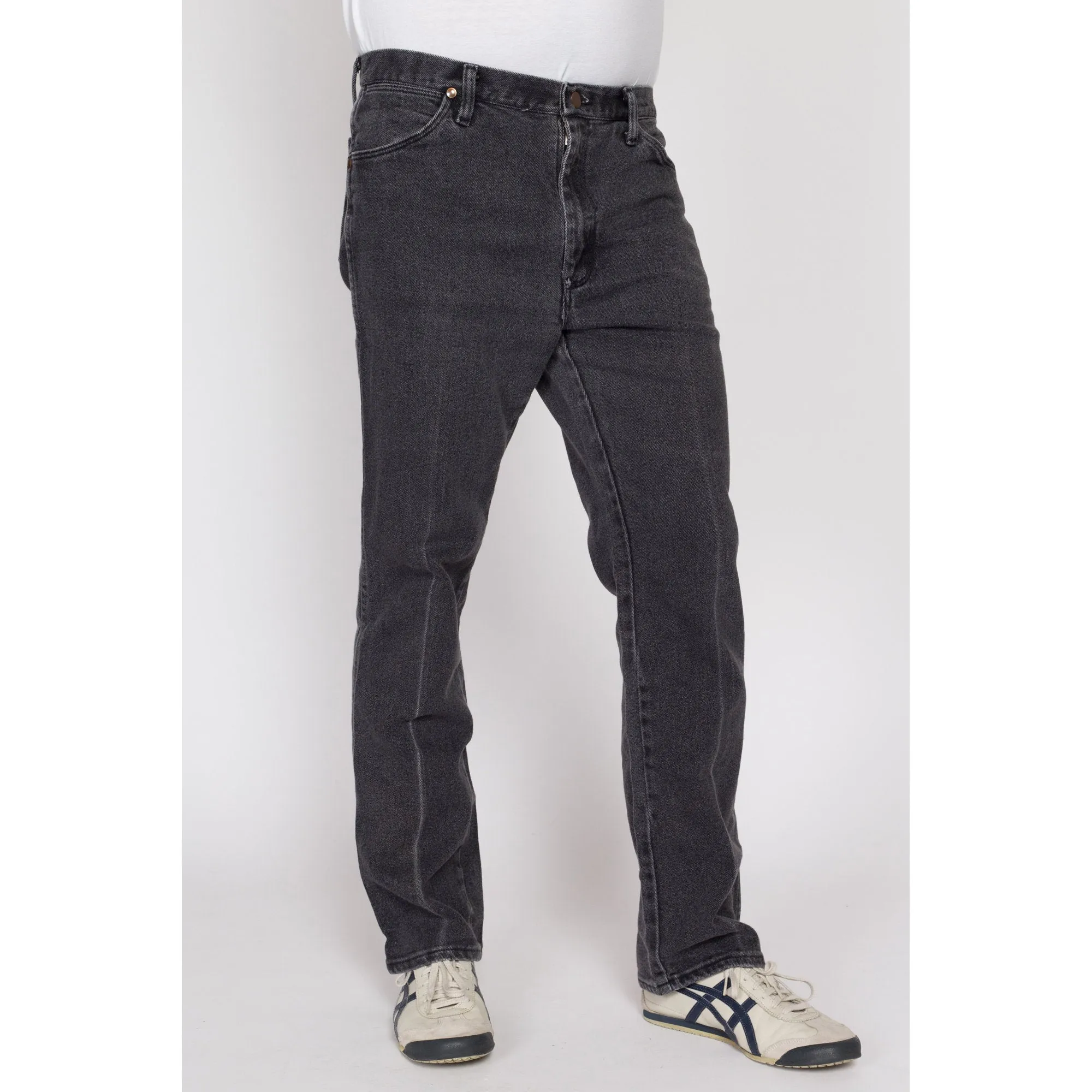 34x32 90s Wrangler Faded Black Jeans