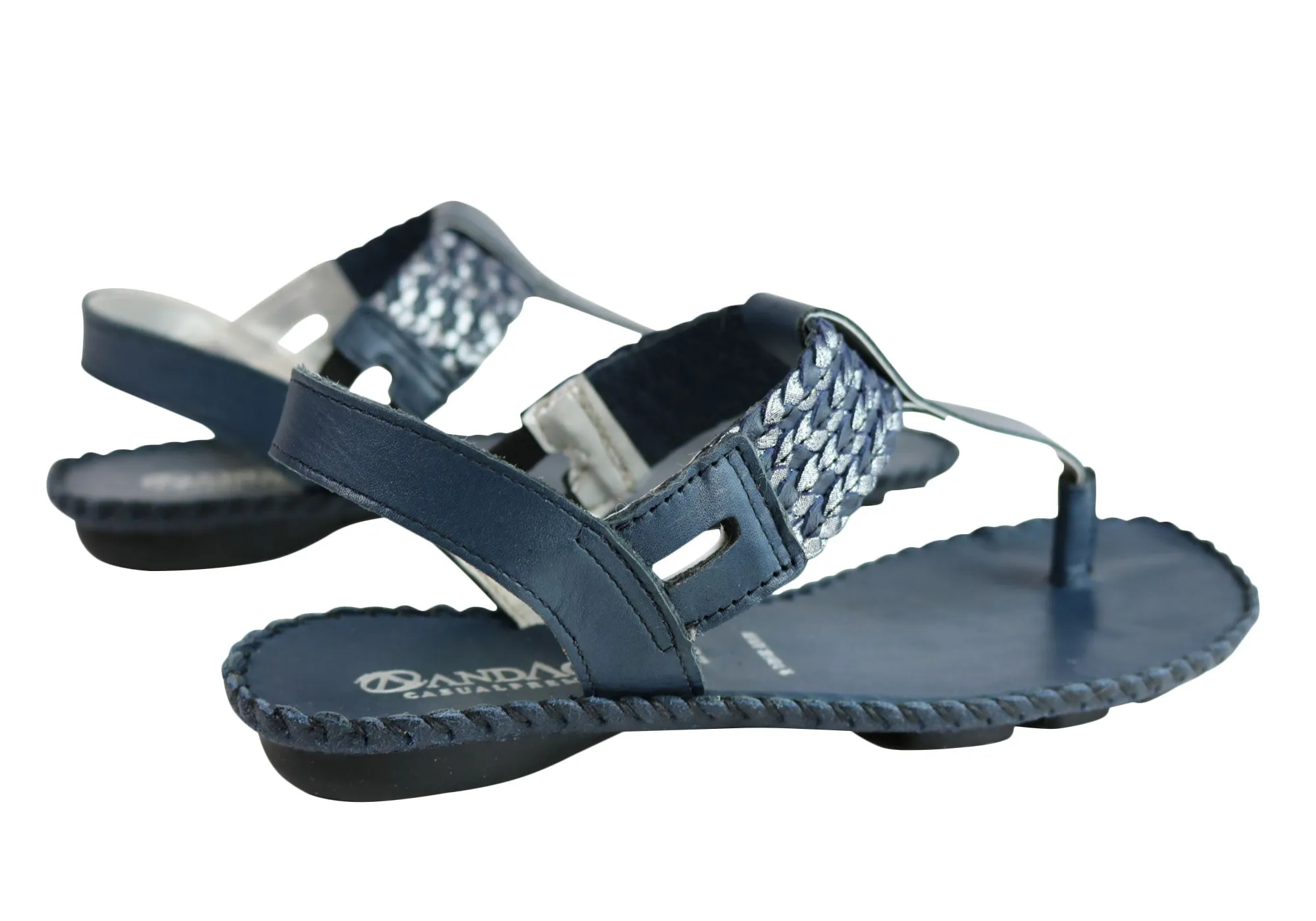 Andacco Irene Womens Comfortable Leather Sandals Made In Brazil