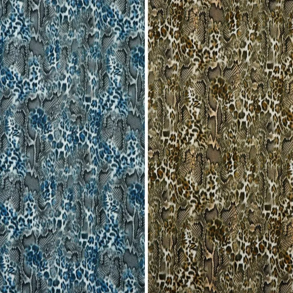 Animal Skin Polyester Fabric