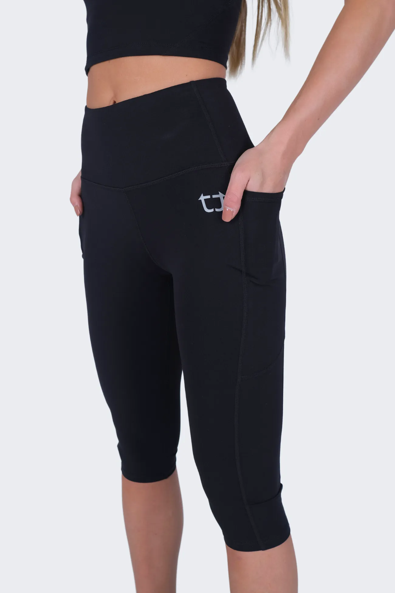 Ardor 3/4 Highwaisted Leggings - Black