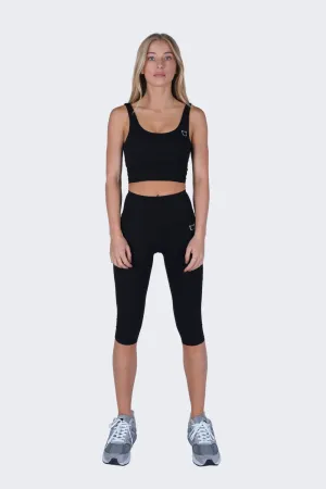 Ardor 3/4 Highwaisted Leggings - Black