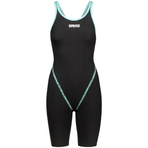 Arena Primo Openback Kneeskin - Black/Teal