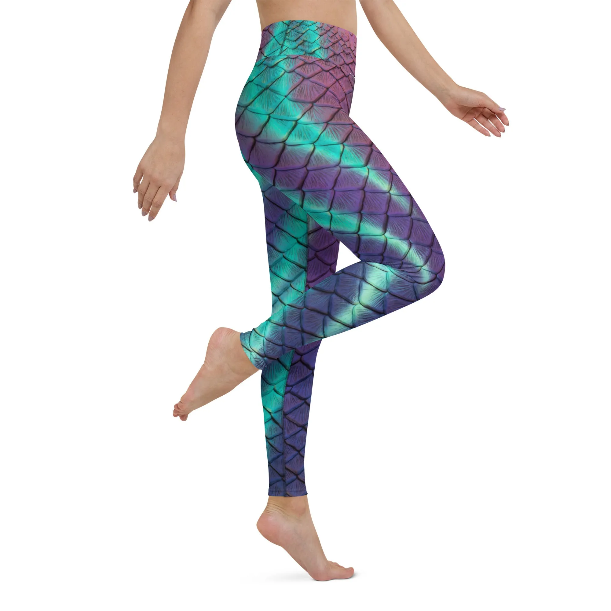 Aurora Borealis High Waisted Leggings