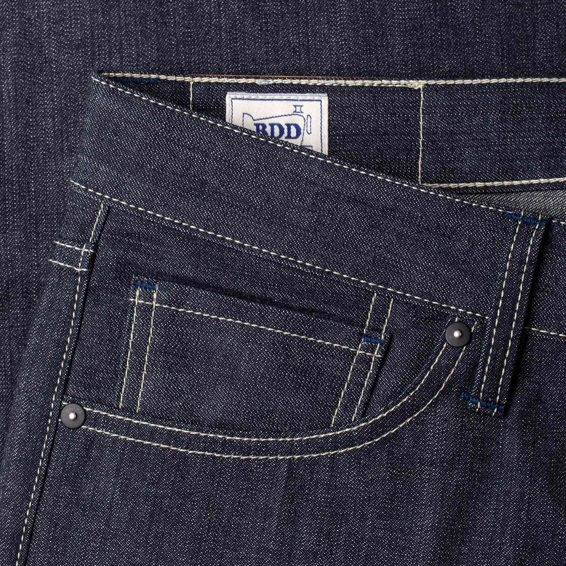 B-07 RELAXED STRAIGHT 10 oz. antique indigo selvedge [SS25]