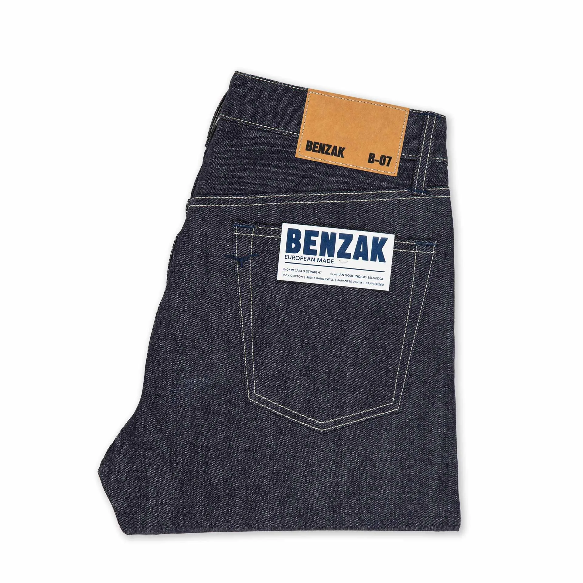 B-07 RELAXED STRAIGHT 10 oz. antique indigo selvedge [SS25]