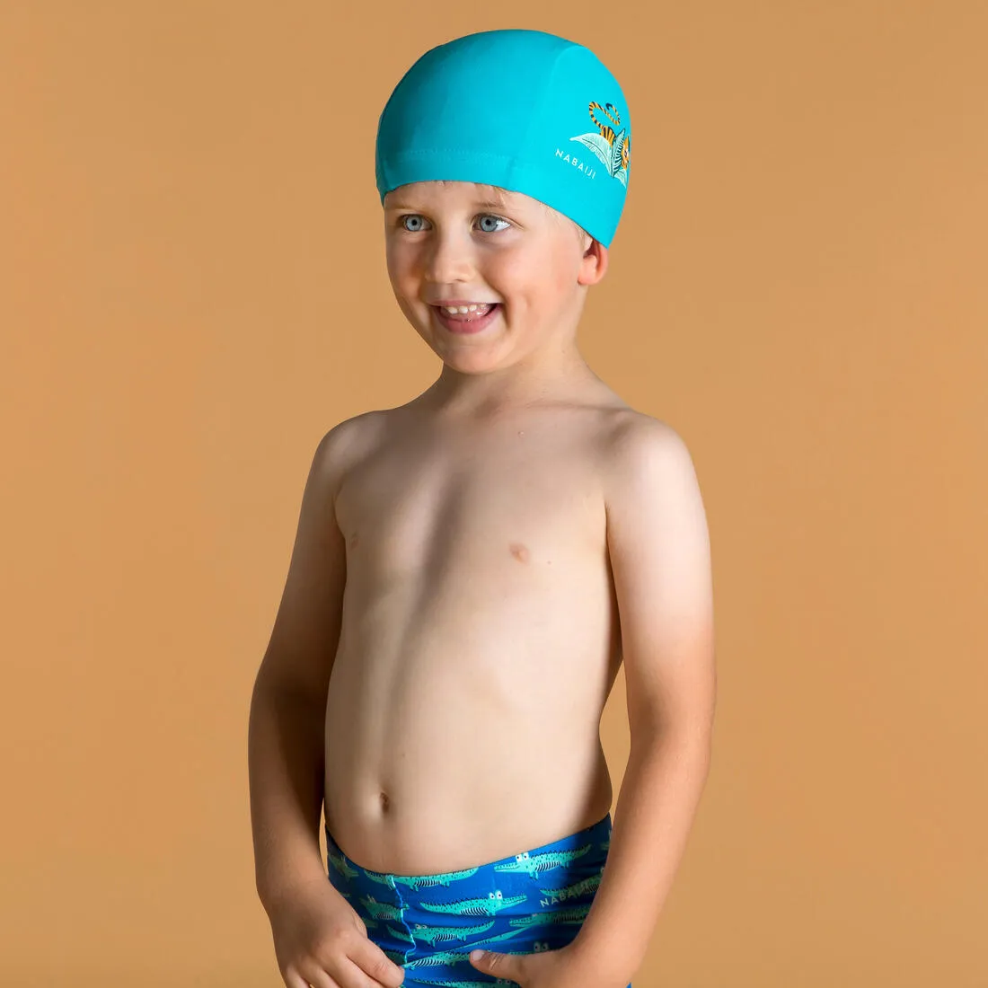 Baby's Printed Mesh Swimming Cap