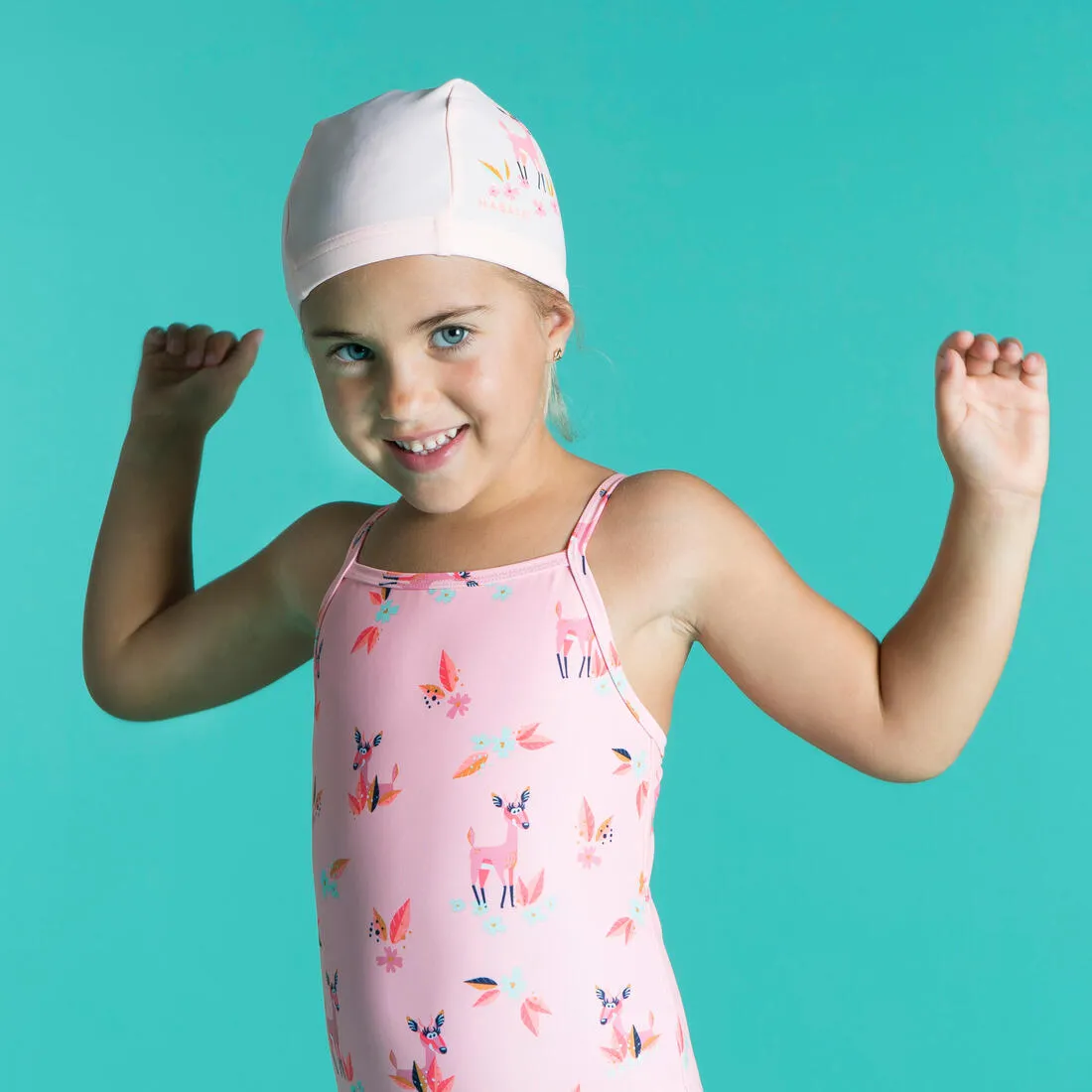 Baby's Printed Mesh Swimming Cap