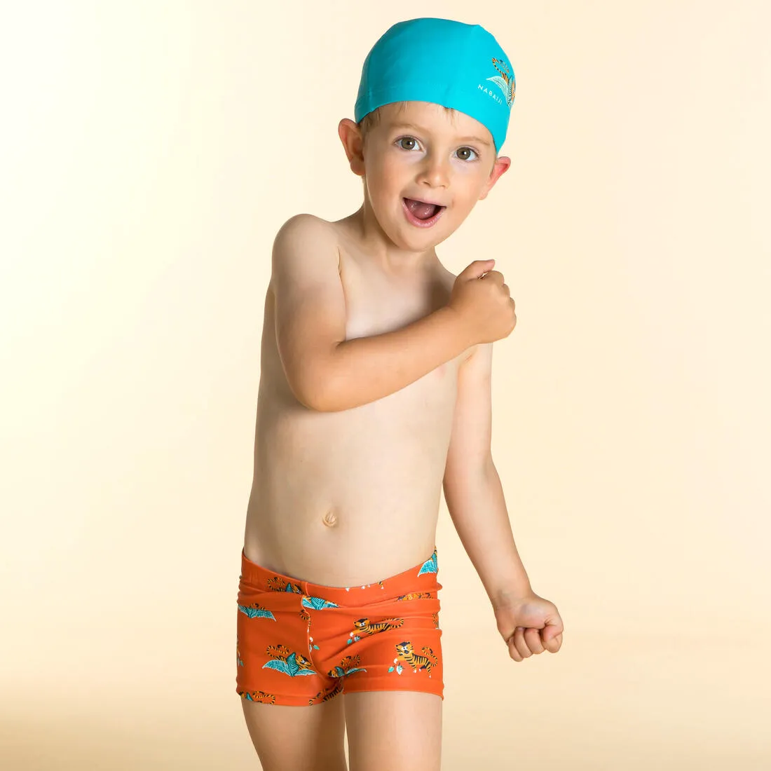 Baby's Printed Mesh Swimming Cap