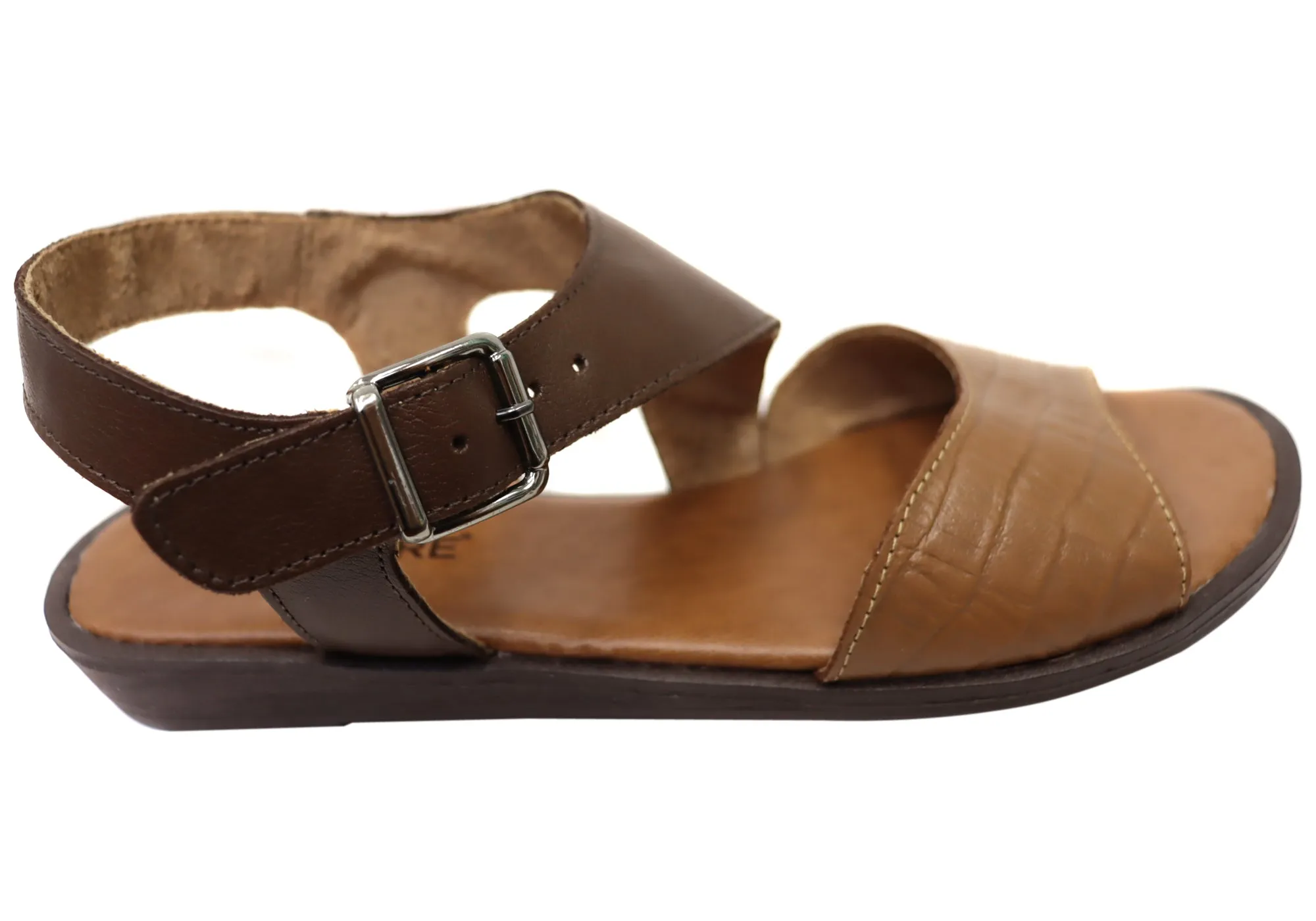 Balatore Simonne Womens Comfortable Leather Sandals Made In Brazil