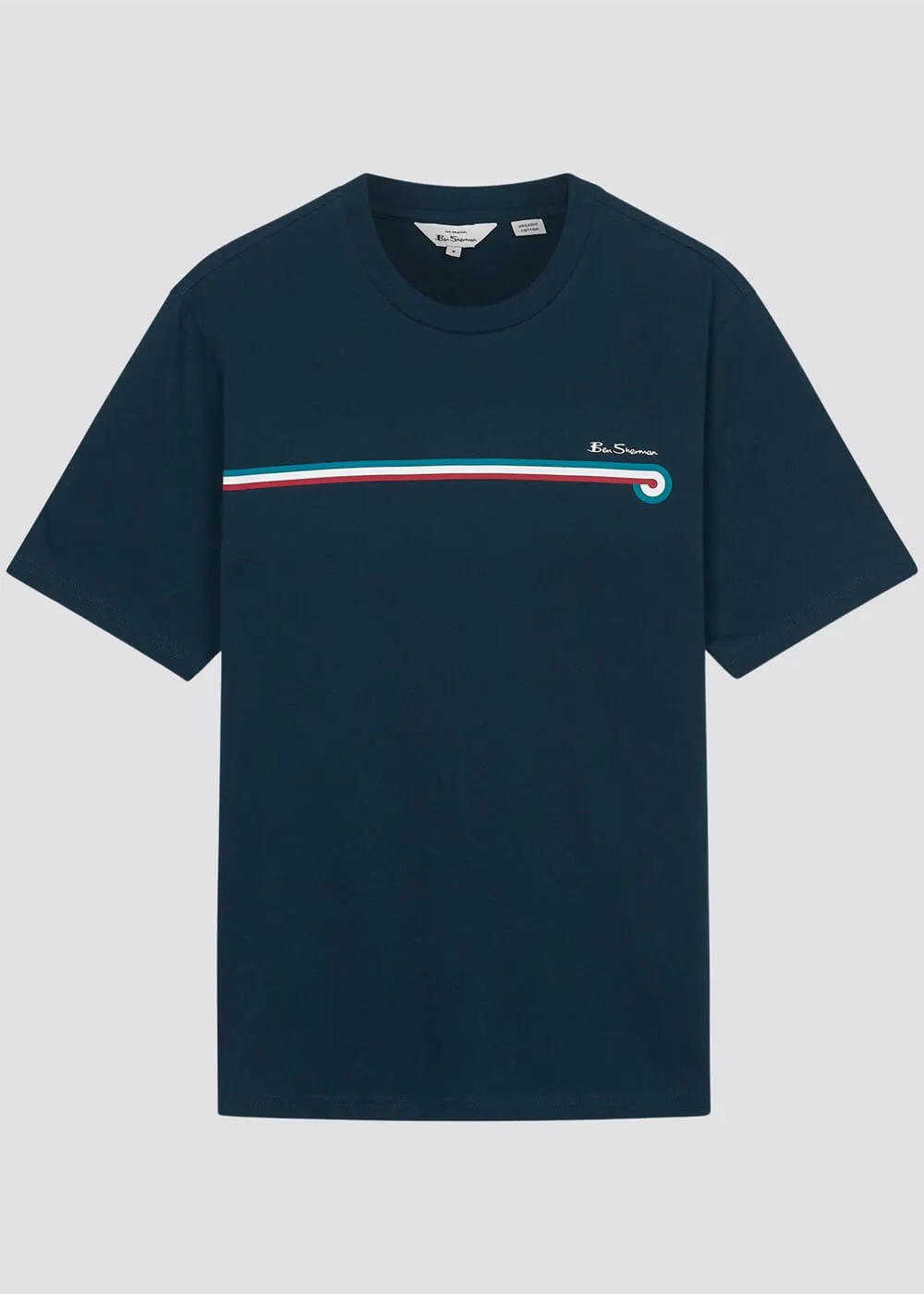 Ben Sherman Core Stripe T-Shirt Dark Navy