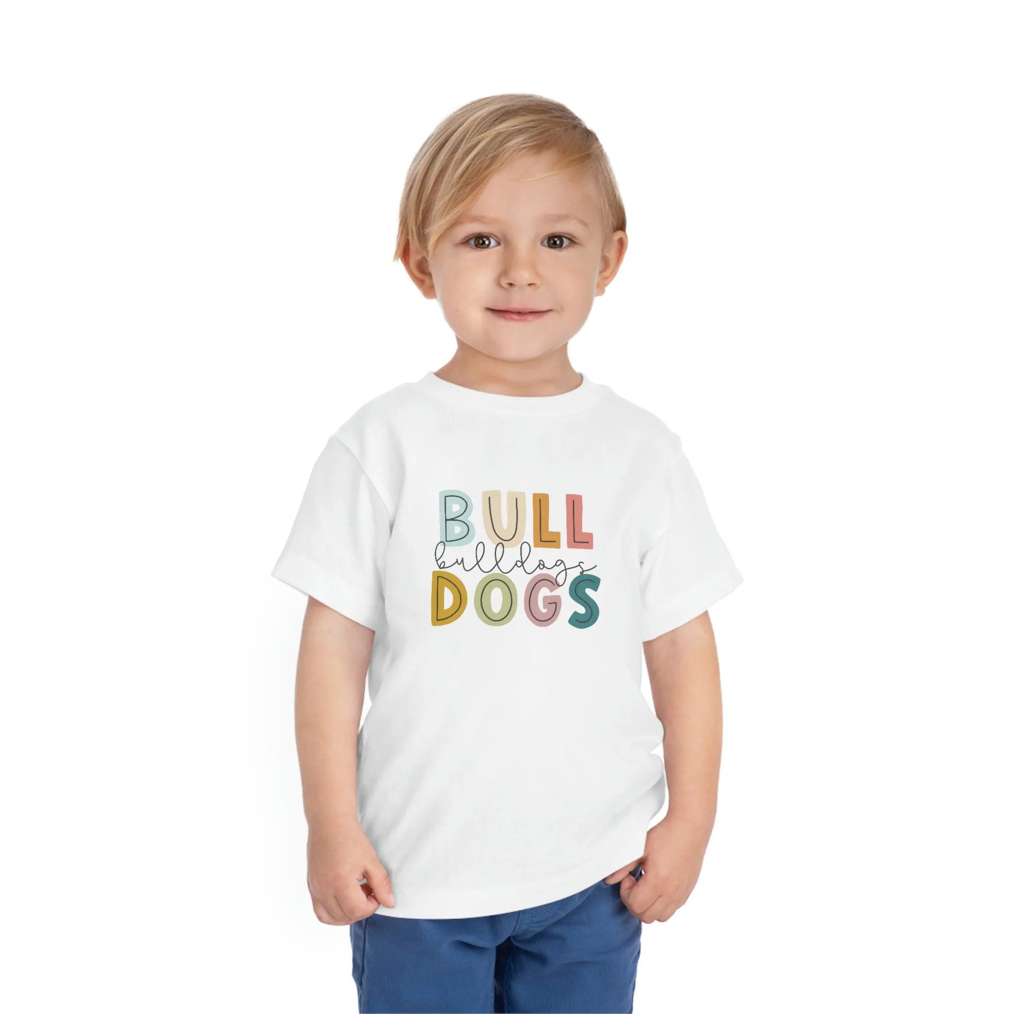 Bulldogs Bella Canvas 3001 Toddler Short Sleeve Tee