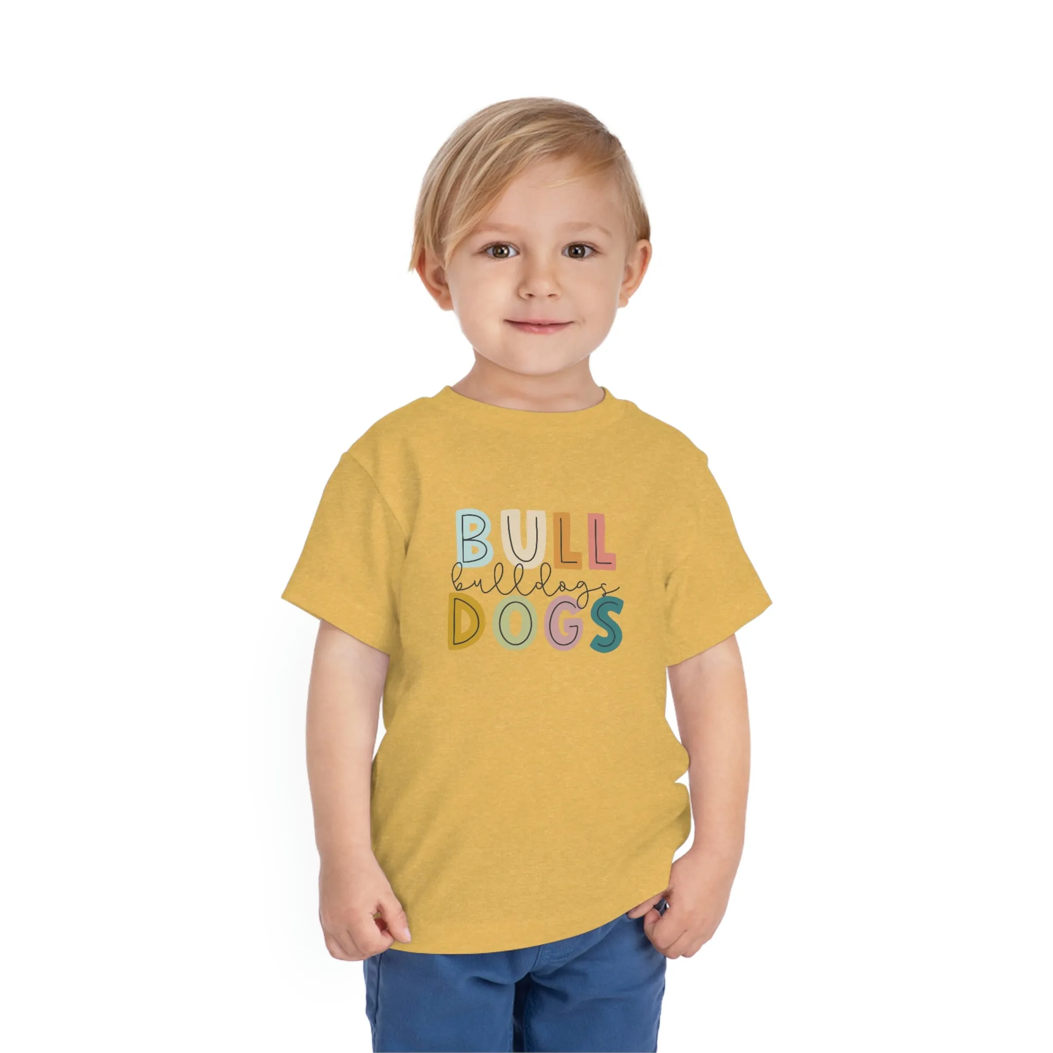 Bulldogs Bella Canvas 3001 Toddler Short Sleeve Tee