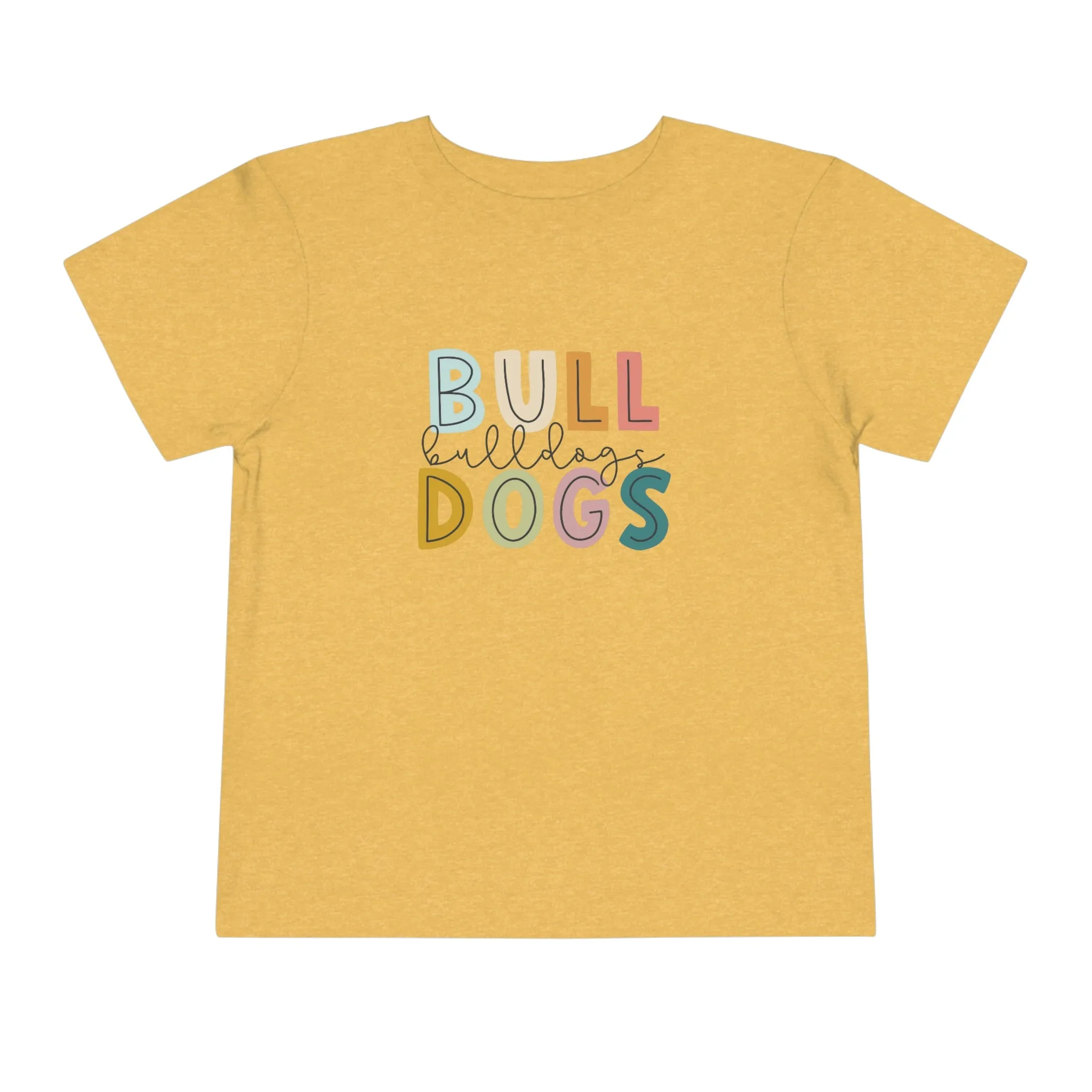 Bulldogs Bella Canvas 3001 Toddler Short Sleeve Tee