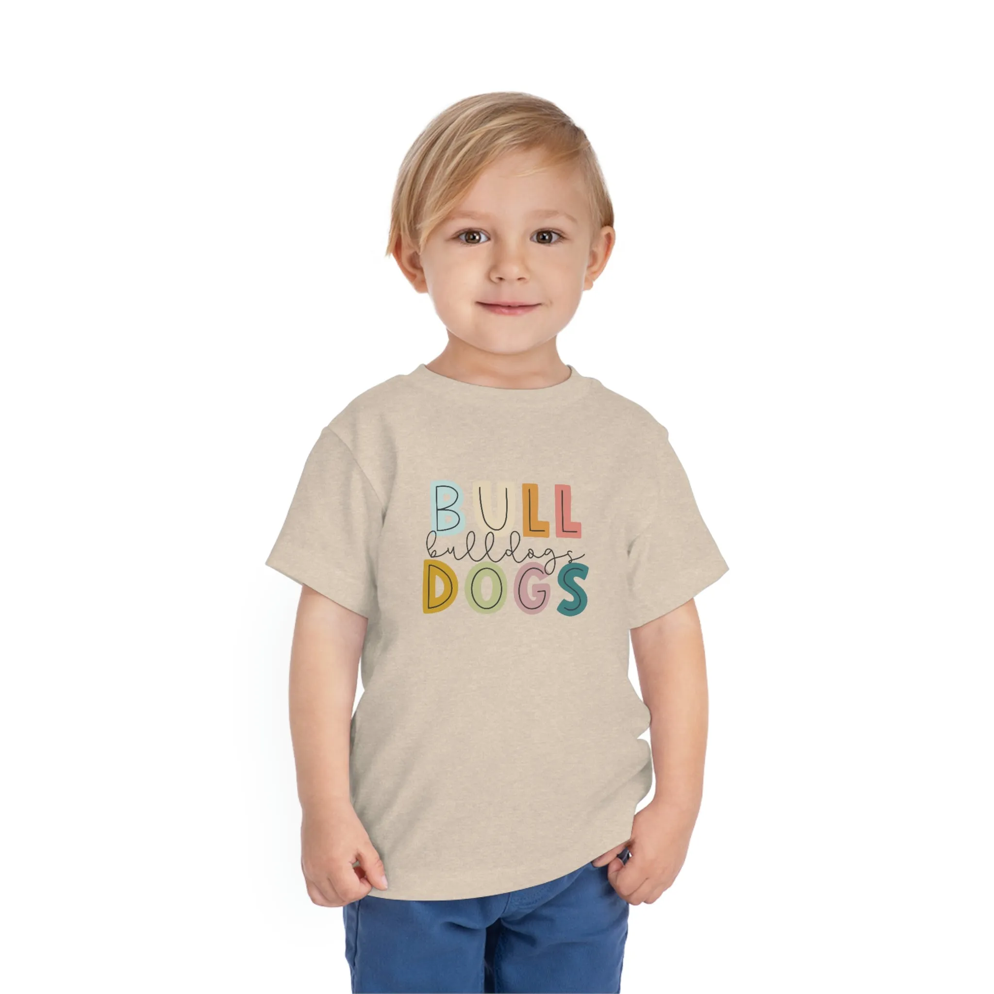 Bulldogs Bella Canvas 3001 Toddler Short Sleeve Tee