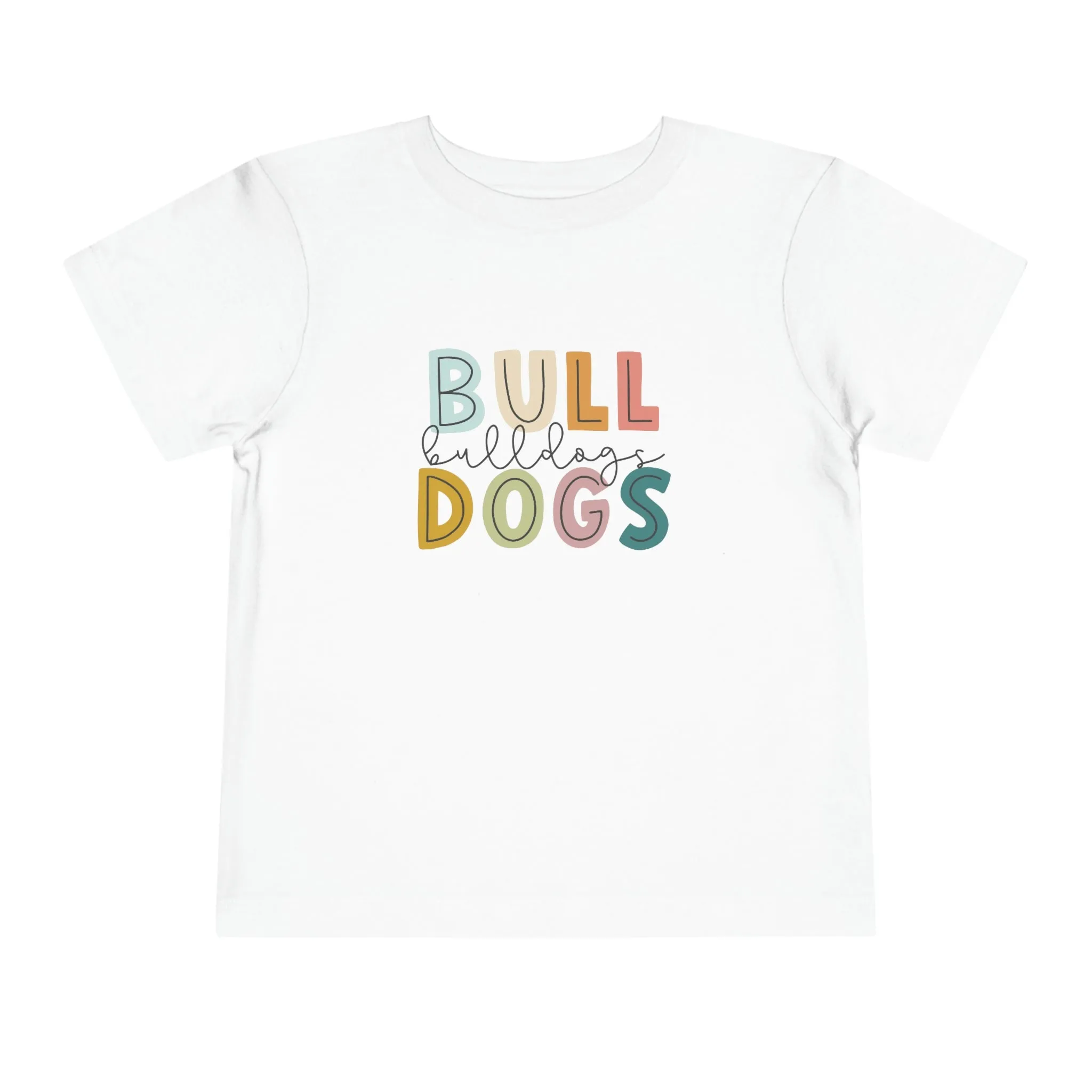 Bulldogs Bella Canvas 3001 Toddler Short Sleeve Tee