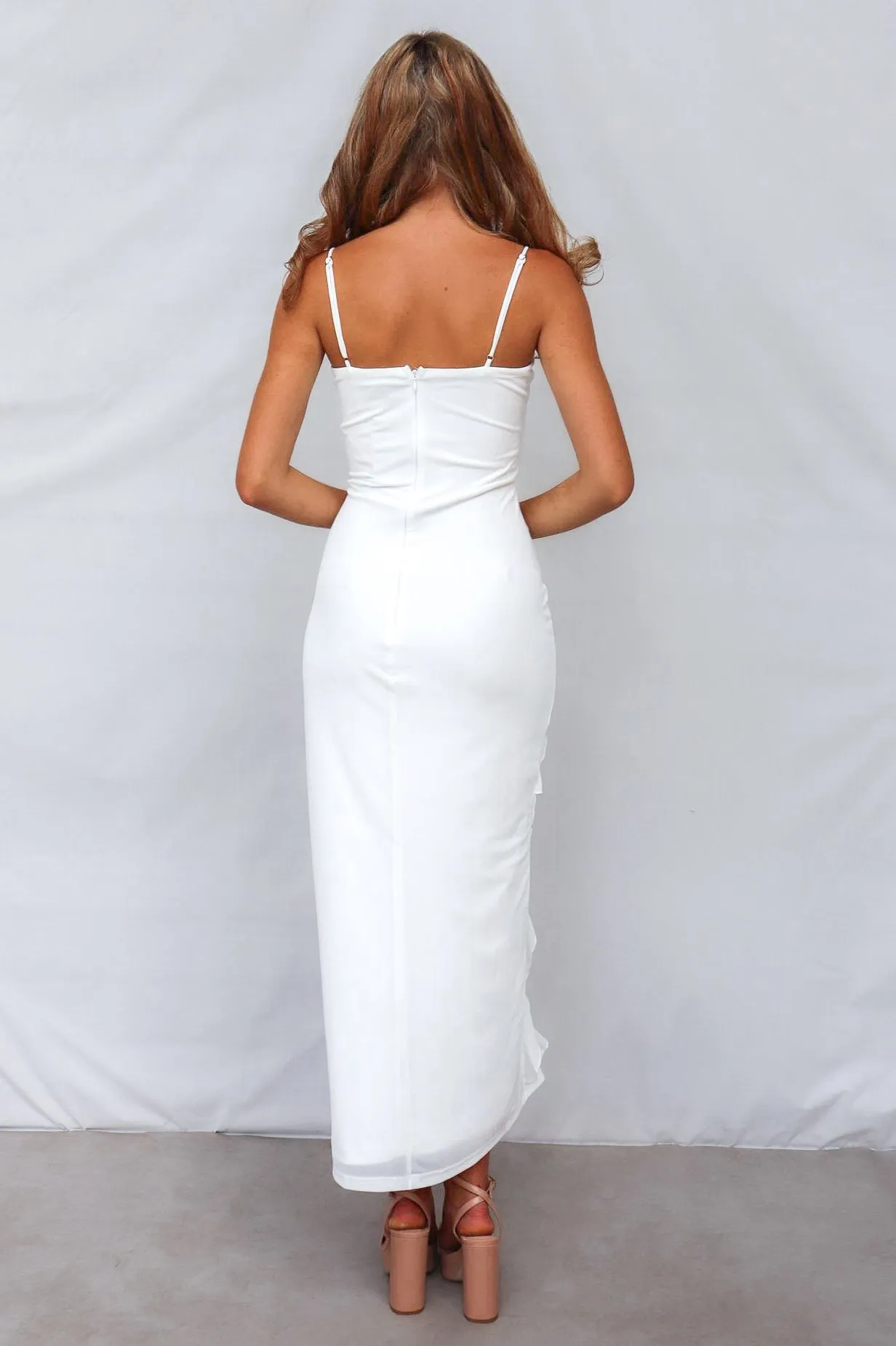 Cardona Maxi Dress - White