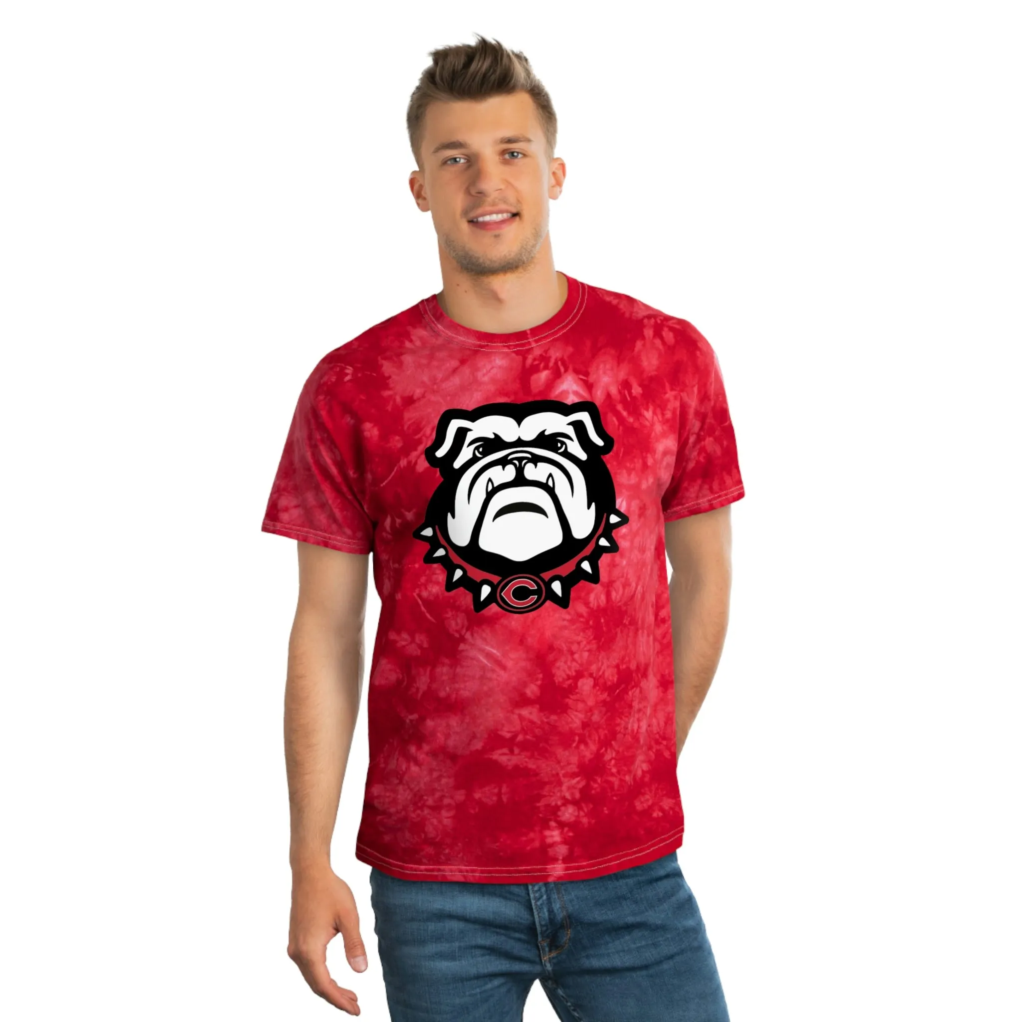 Cedartown Bulldogs Gildan Tie-Dye Tee, Crystal