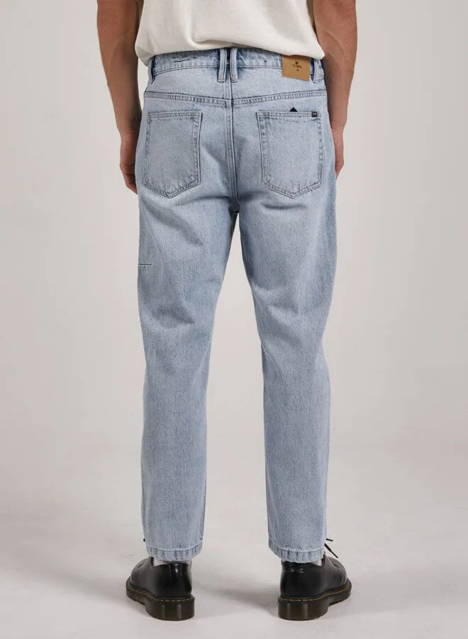 Chopped Denim Jean - Ash Blue