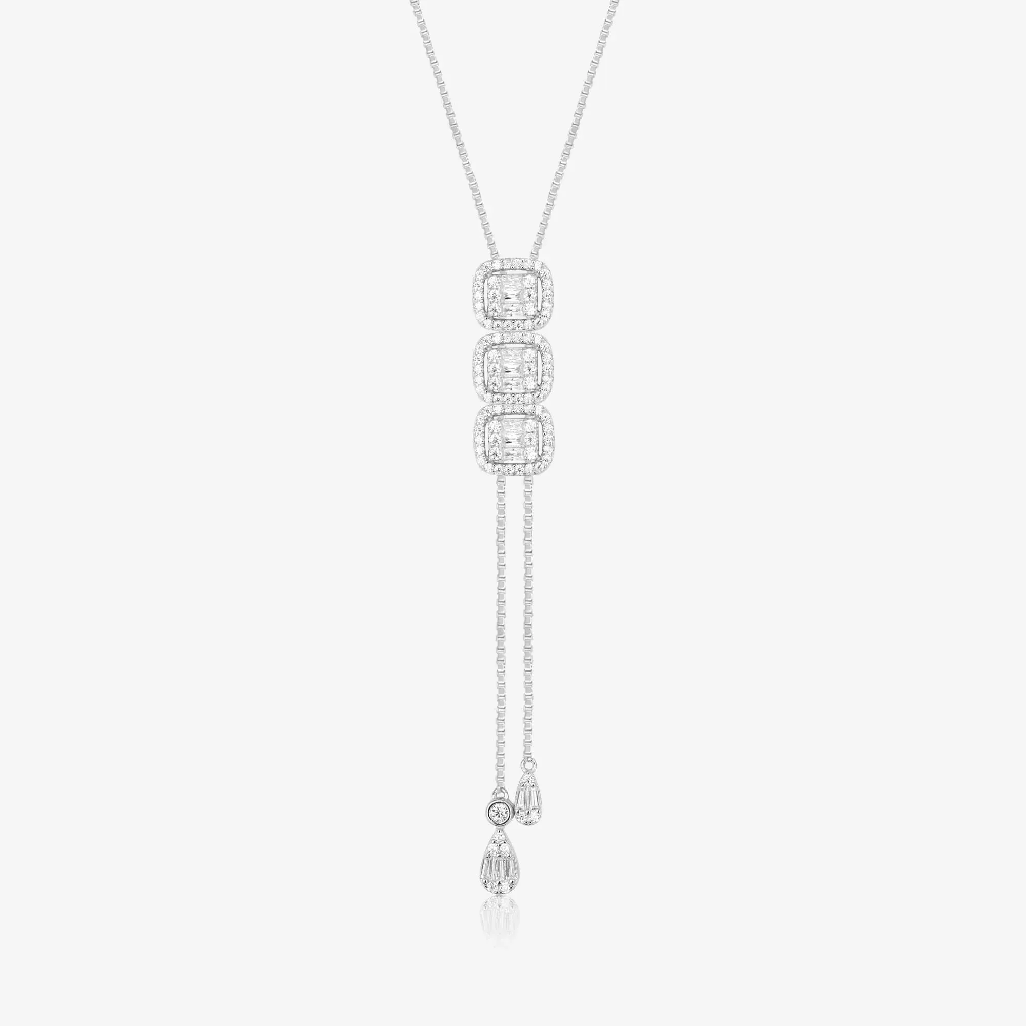 Circlet Symphony Silver Necklace Set