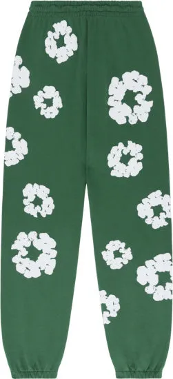 Conjunto Moletom The Cotton Wreath Denim Tears Verde