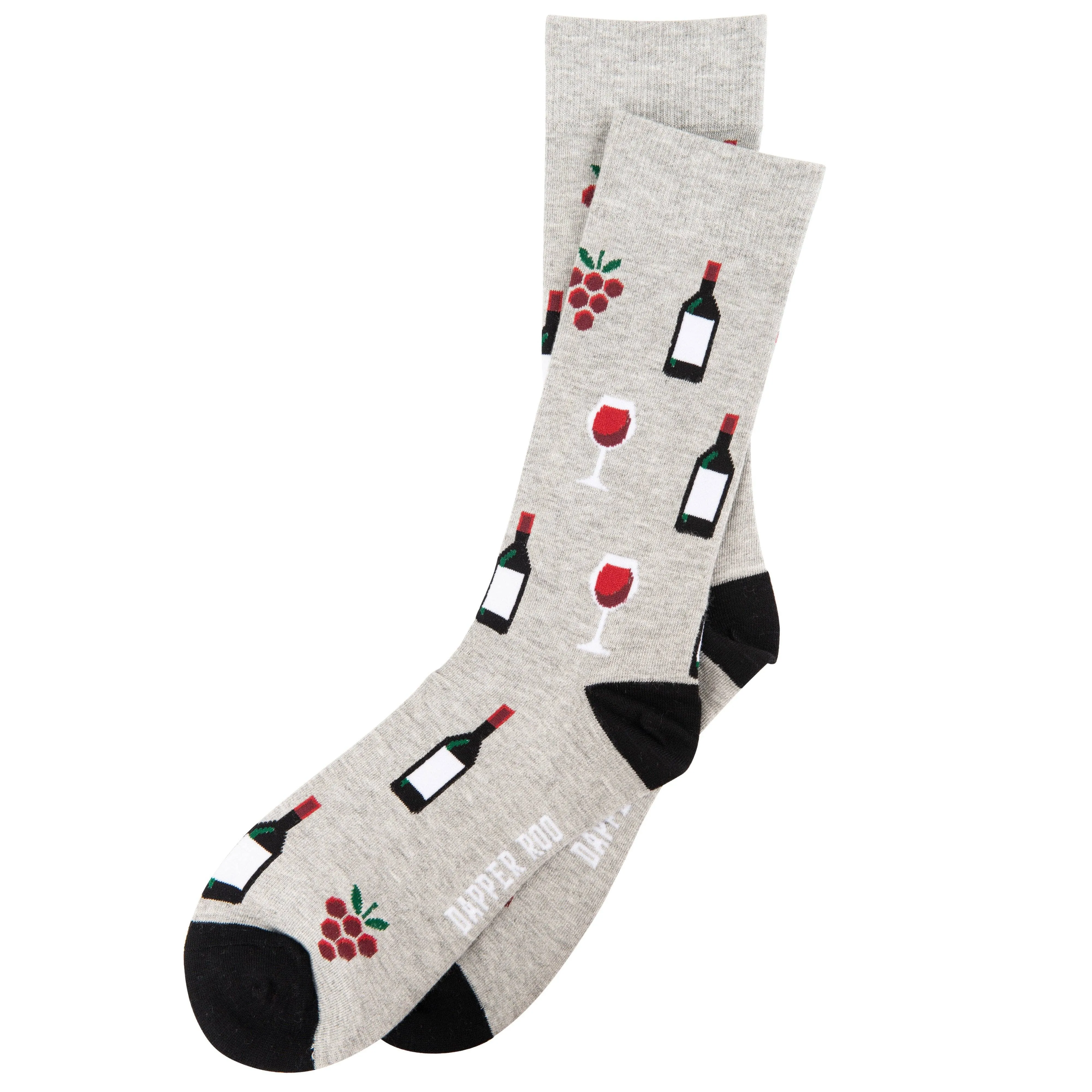 Corked Red Wine Bamboo Socks by Dapper Roo