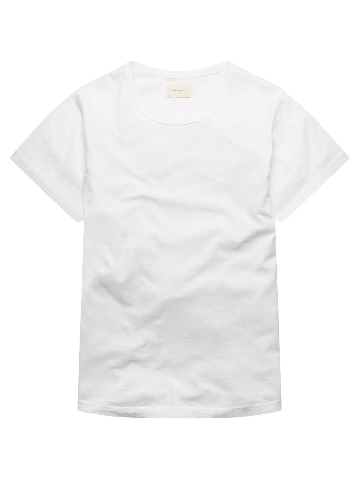 Crewneck Pima Cotton T-Shirt - White