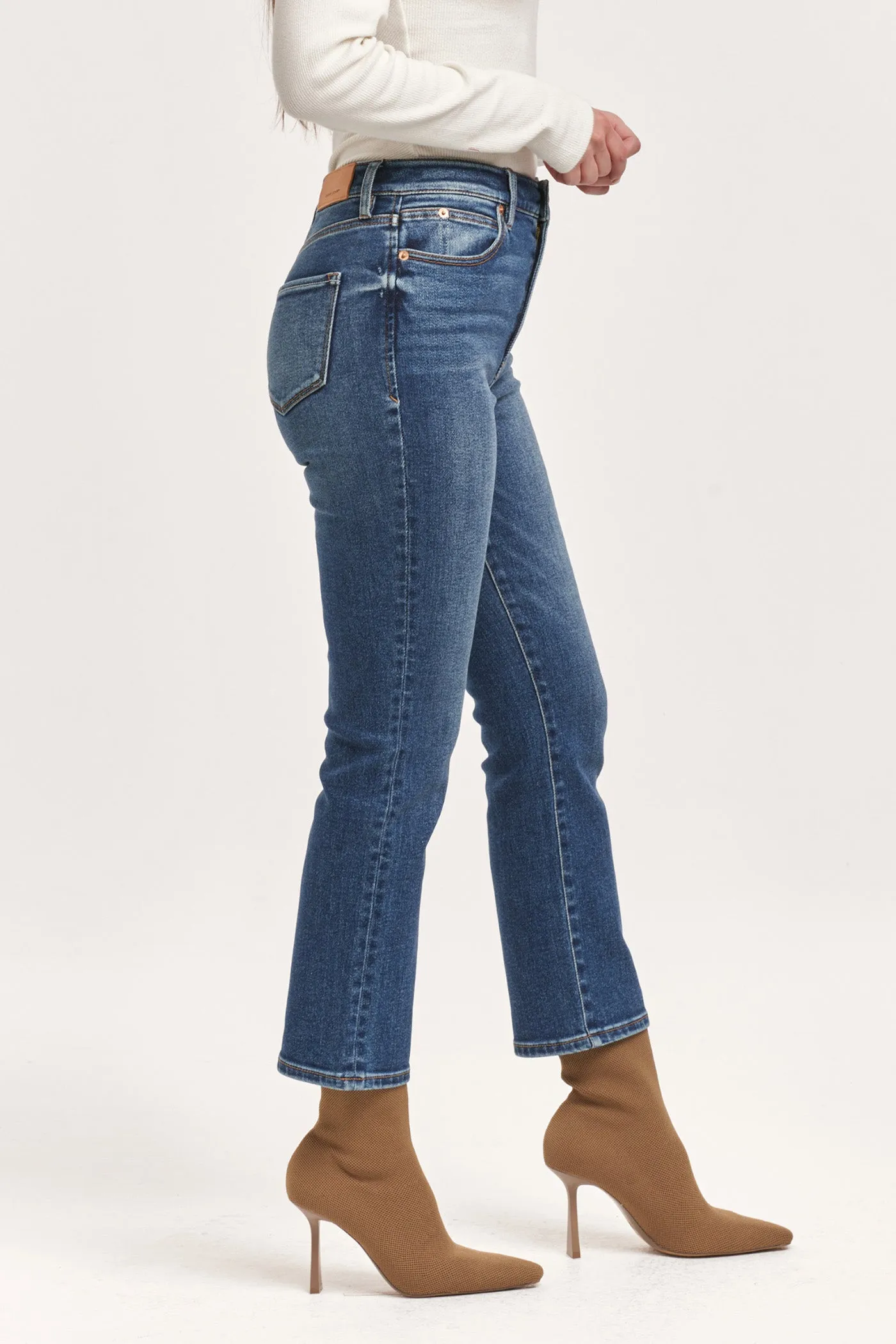 Dear John Frankie High Rise Straight Leg Jeans