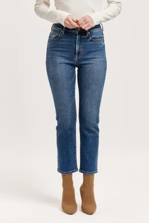 Dear John Frankie High Rise Straight Leg Jeans