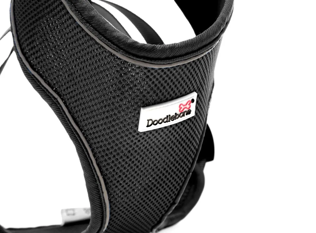 Doodlebone Airmesh Dog Harness - Black Coal