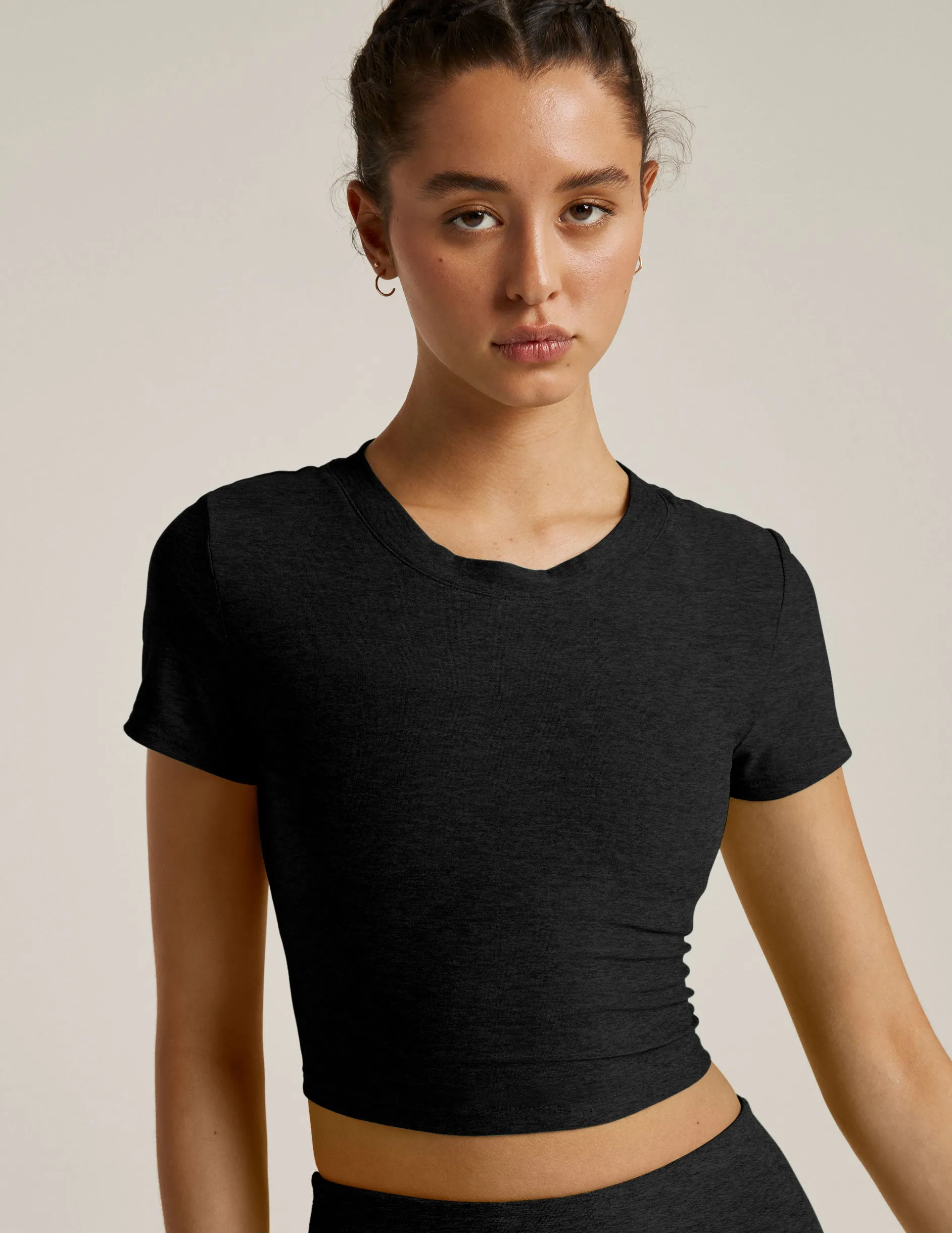 Featherweight Perspective Cropped Tee