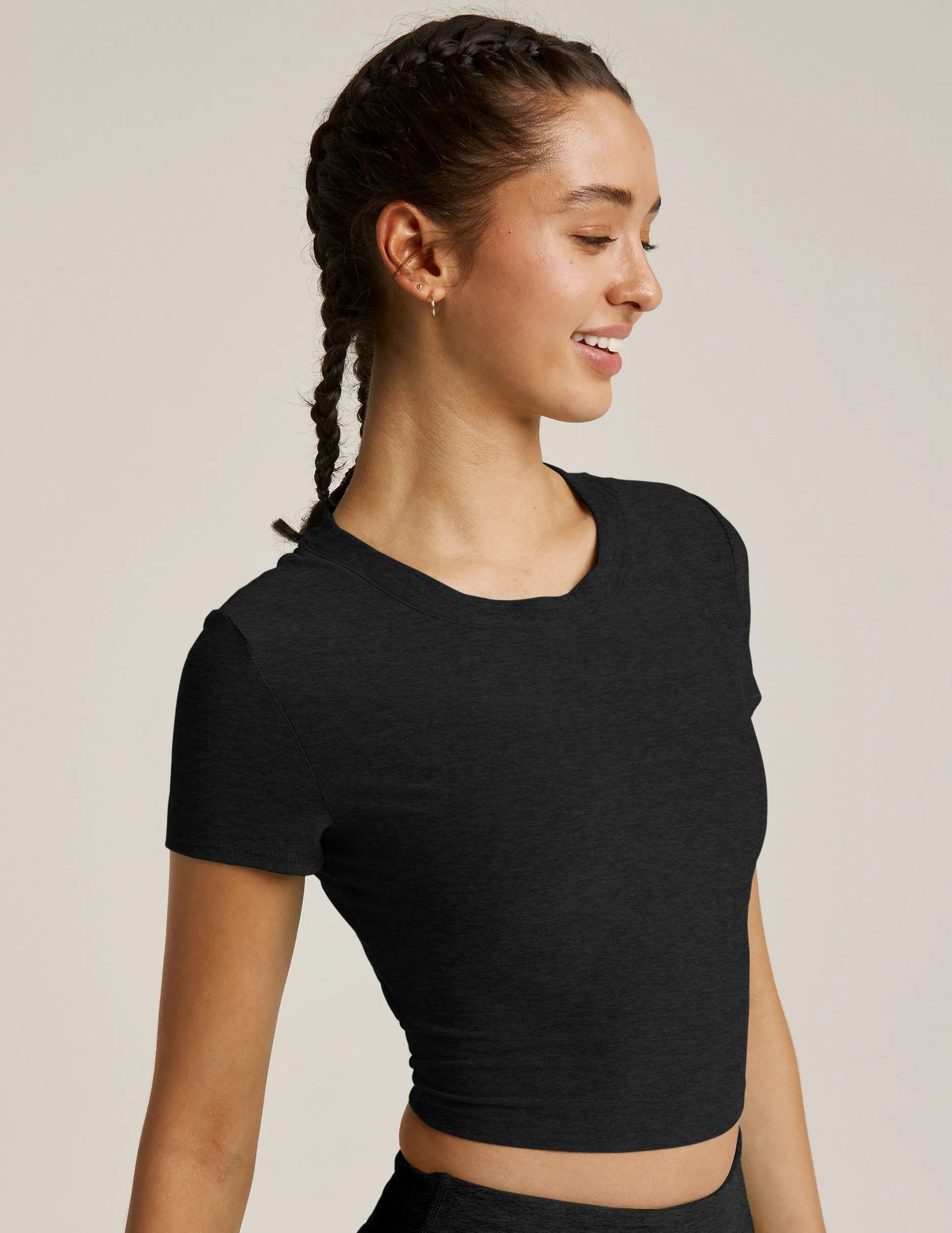 Featherweight Perspective Cropped Tee