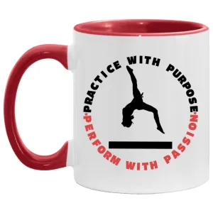 Gymnastics-Themed Accent Mug