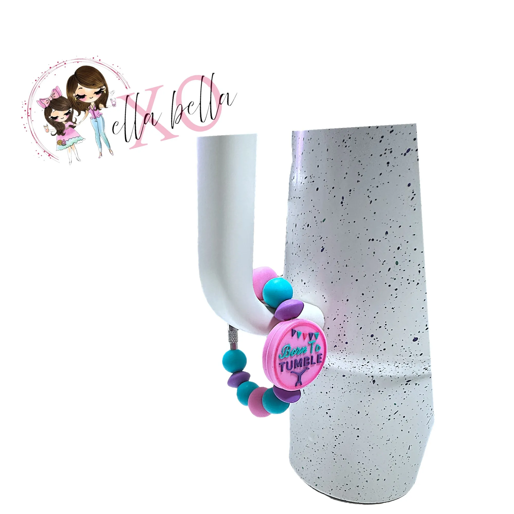 Gymnastics Tumbler Cup Charm