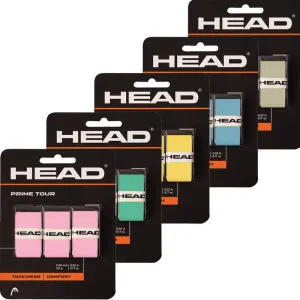 Head Prime Tour Tennis Overgrips - 3 Pack