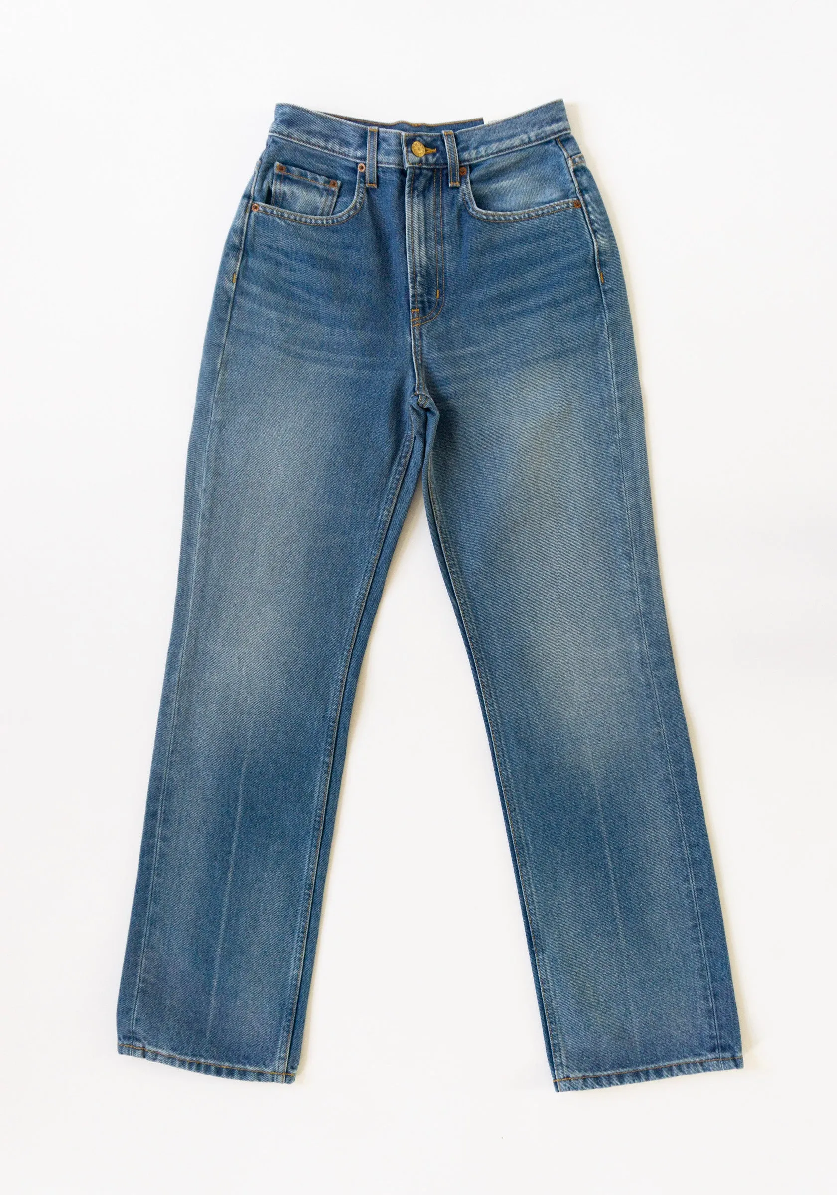 Louis Long High Straight Jean in Hyde Wash