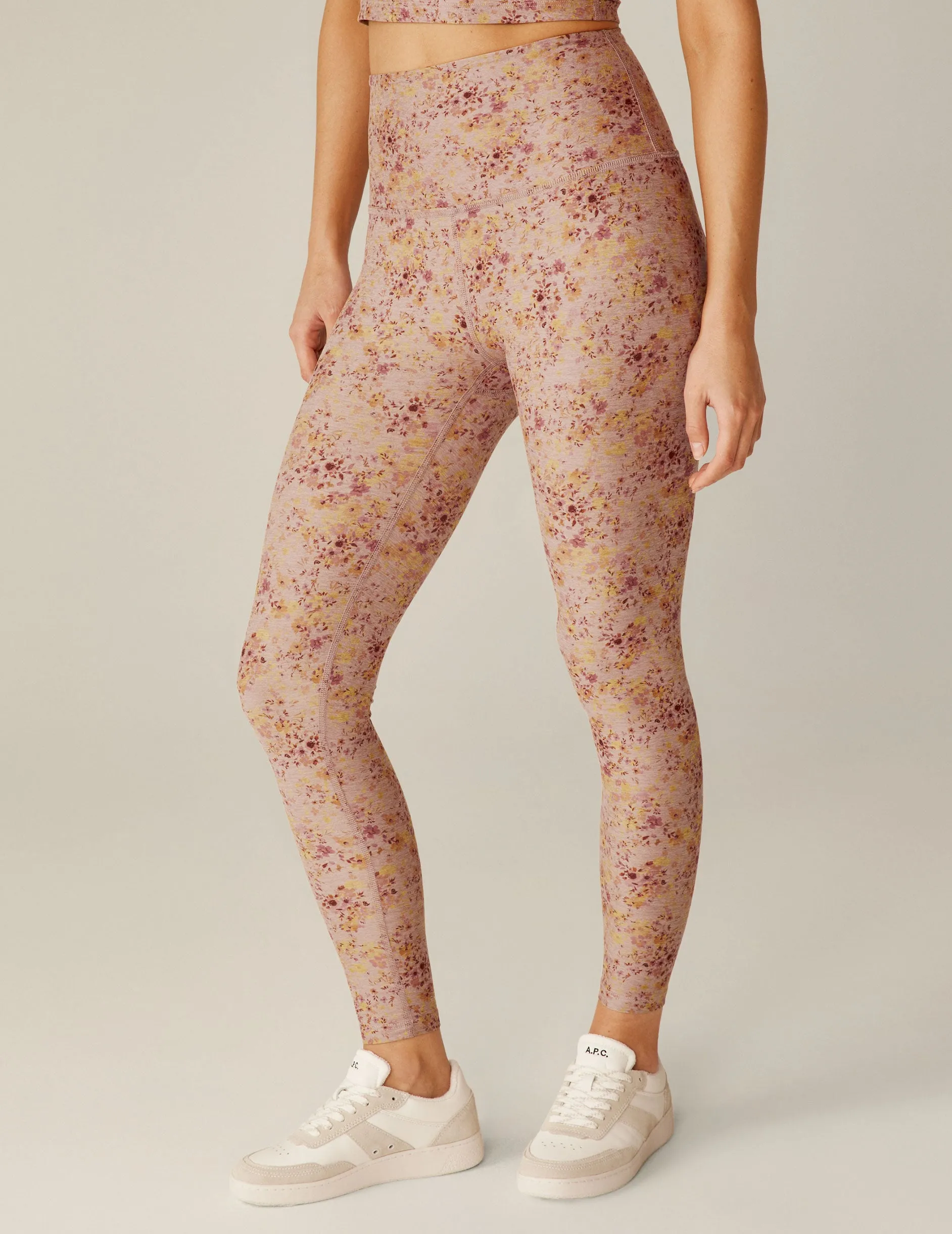 Meadow Floral SoftMark High Waisted Midi Legging