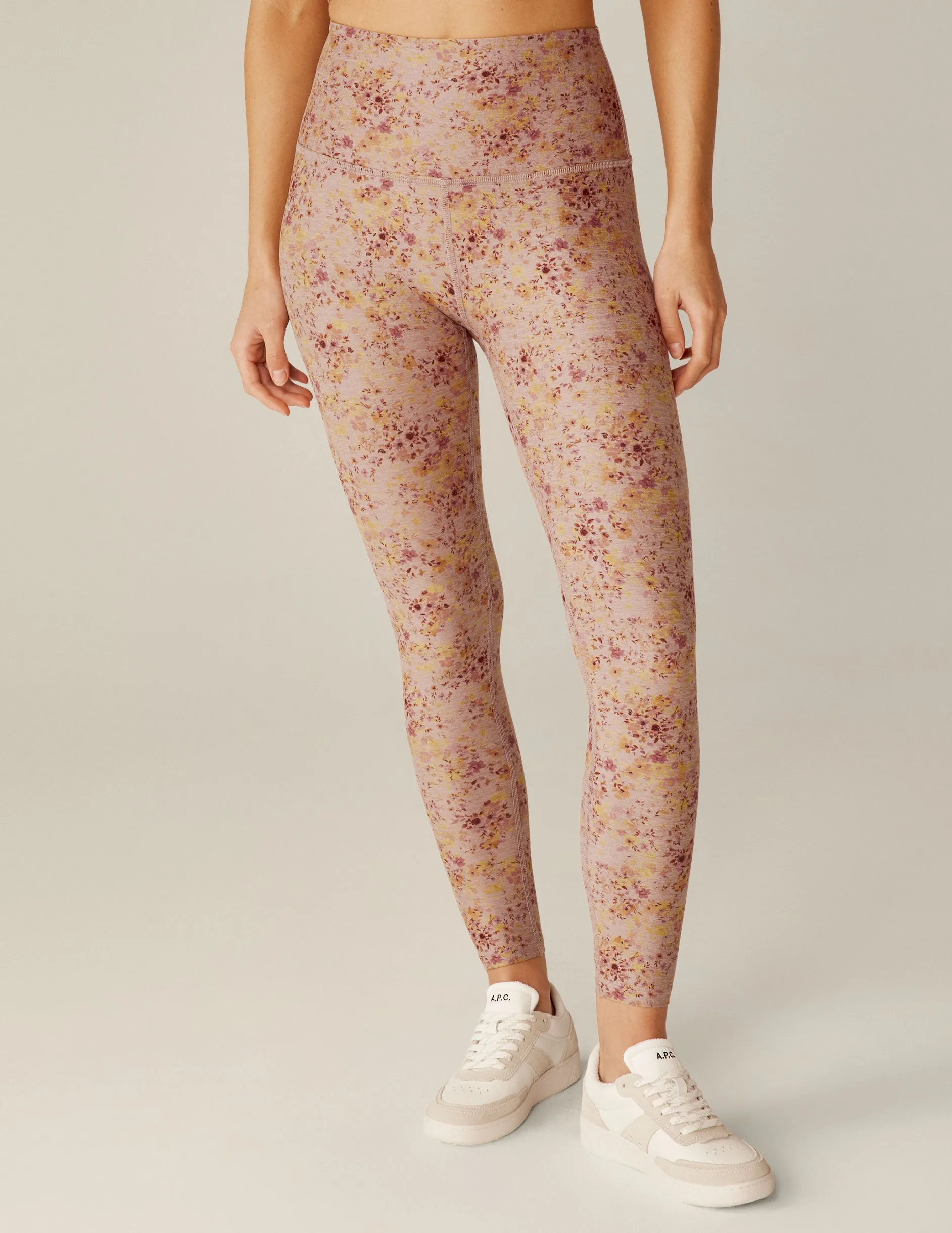 Meadow Floral SoftMark High Waisted Midi Legging