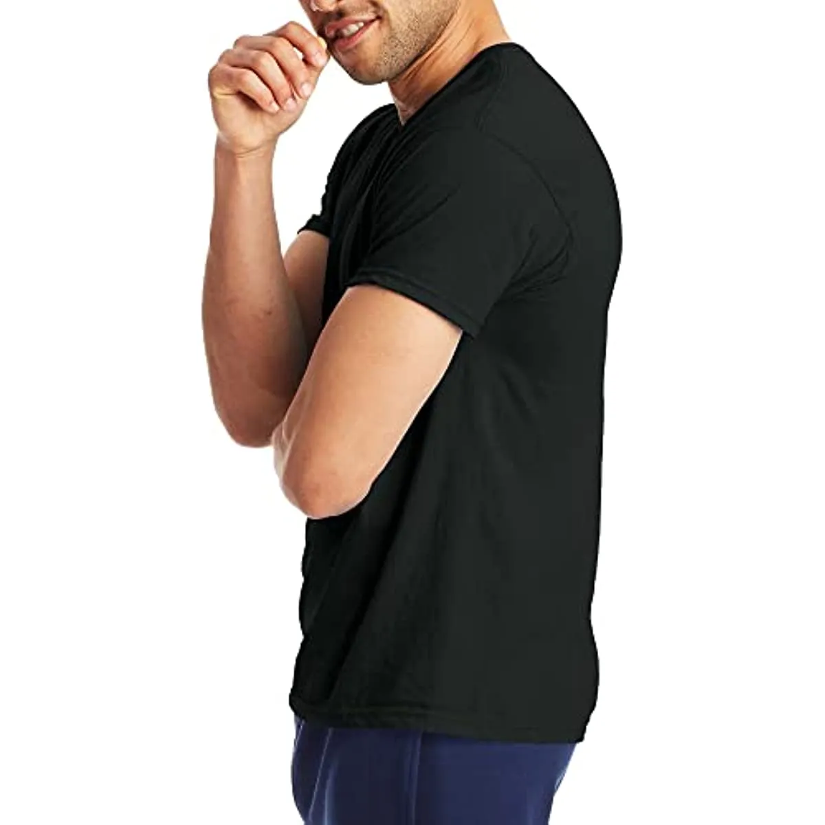 Men's Performance Moisture-Wicking Cotton Blend Tees 2-Pack