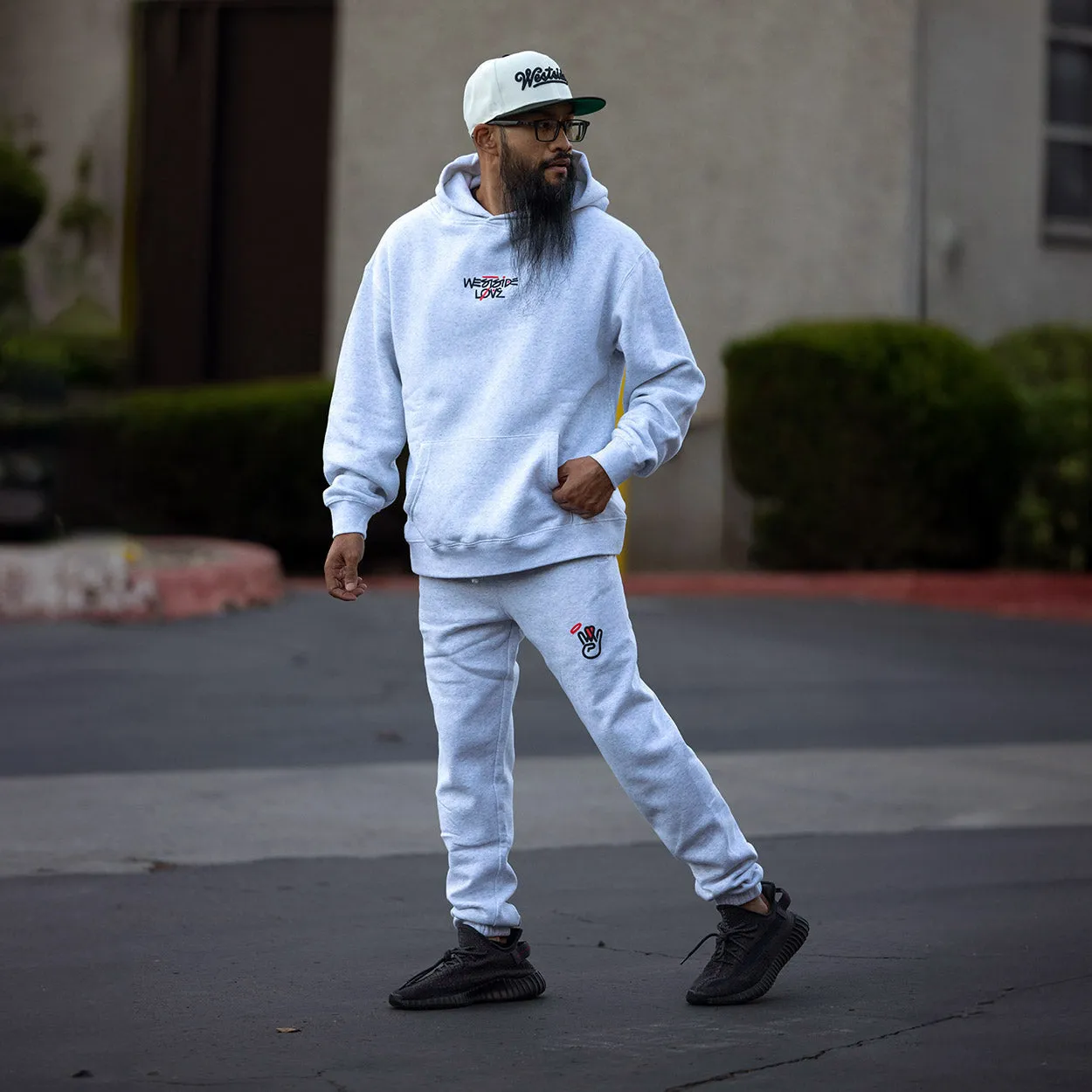 OG Stencil Heather Gray Sweatsuit