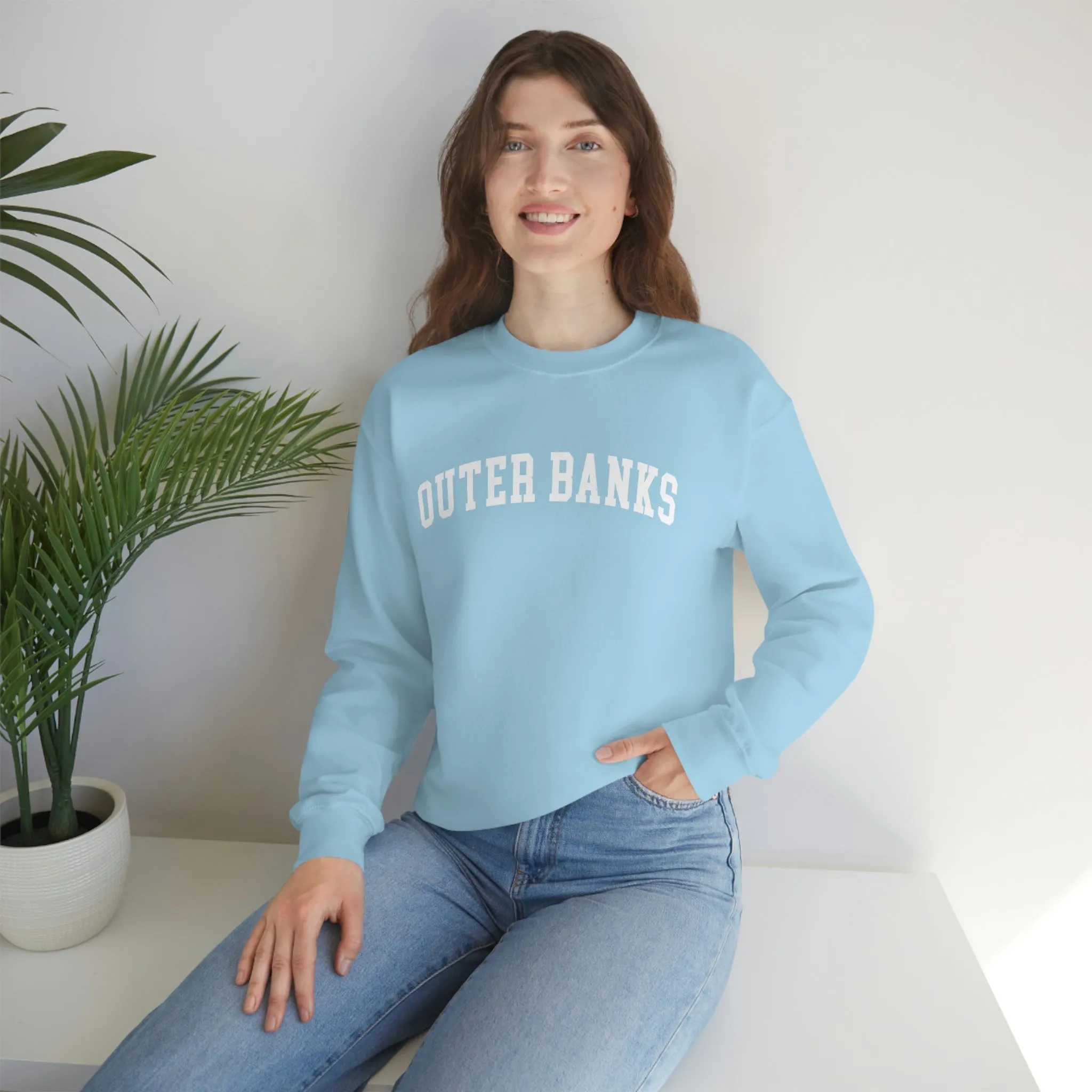 Outer Banks OBX Gildan 18000 Unisex Heavy Blend Crewneck Sweatshirt