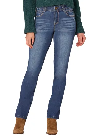 "Ab"solution Mid-Rise Straight Leg Jeans