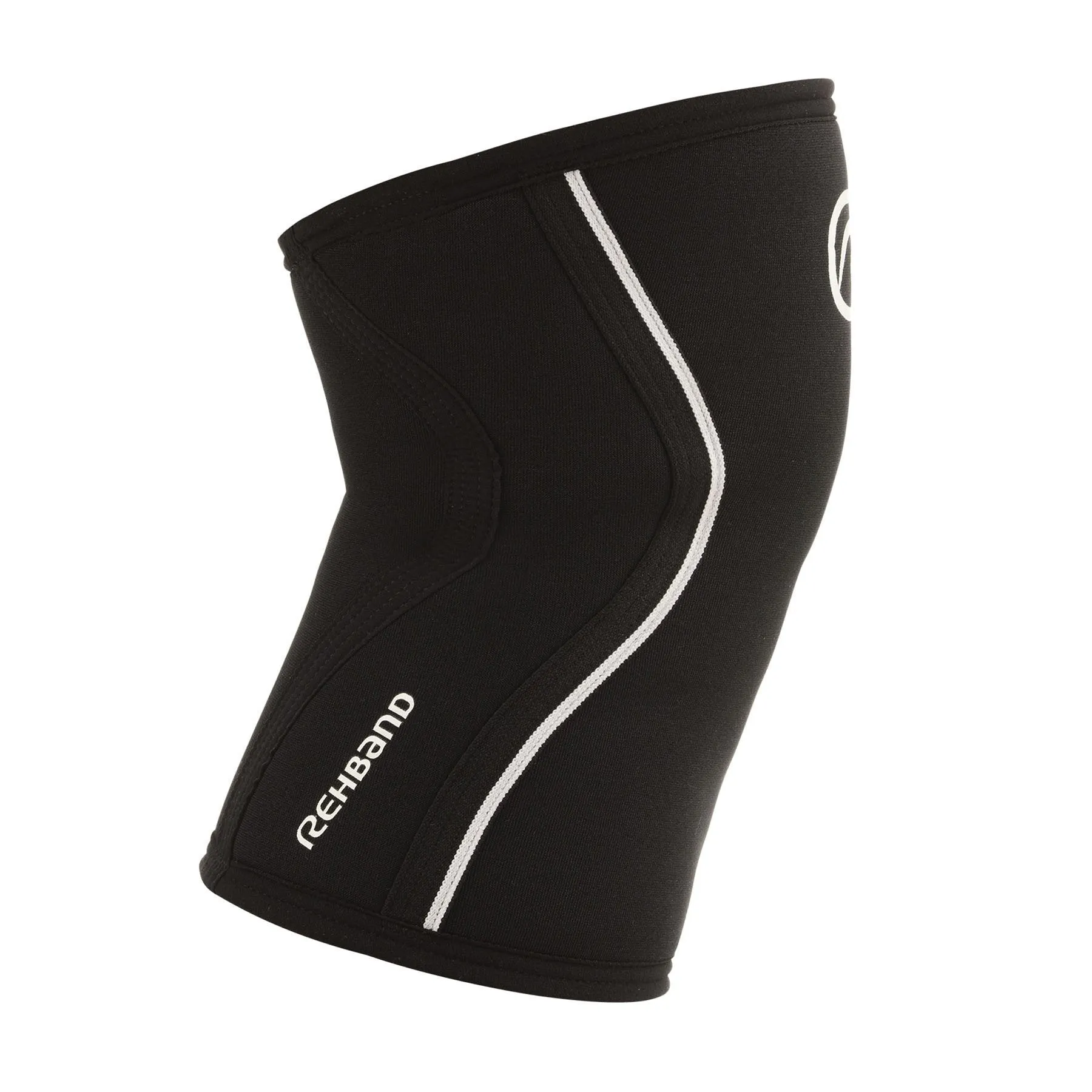 Rehband RX Knee Sleeve - 5mm - Black/White - SINGLE