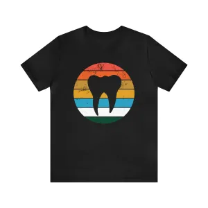 Retro Tooth Unisex Short Sleeve Tee