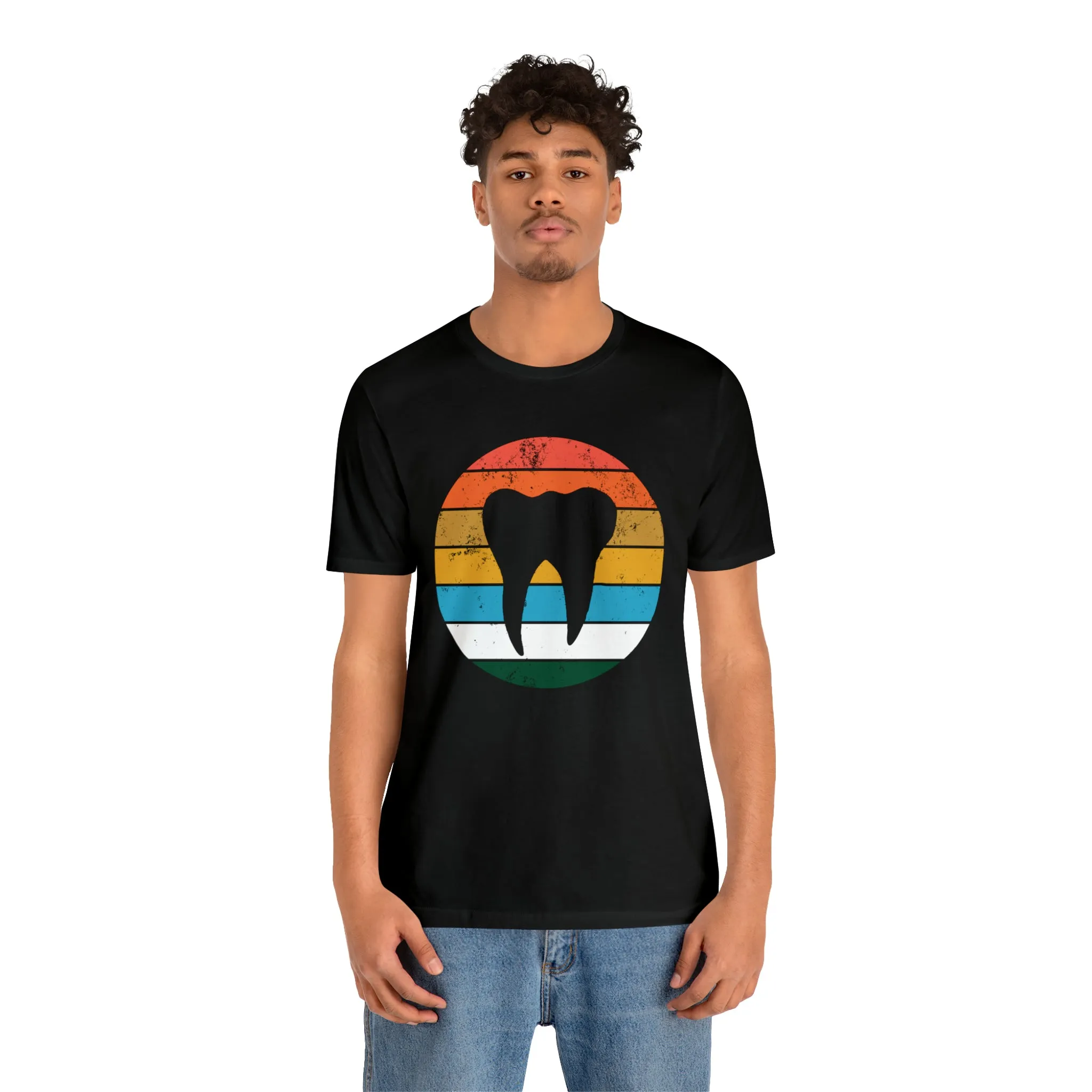 Retro Tooth Unisex Short Sleeve Tee