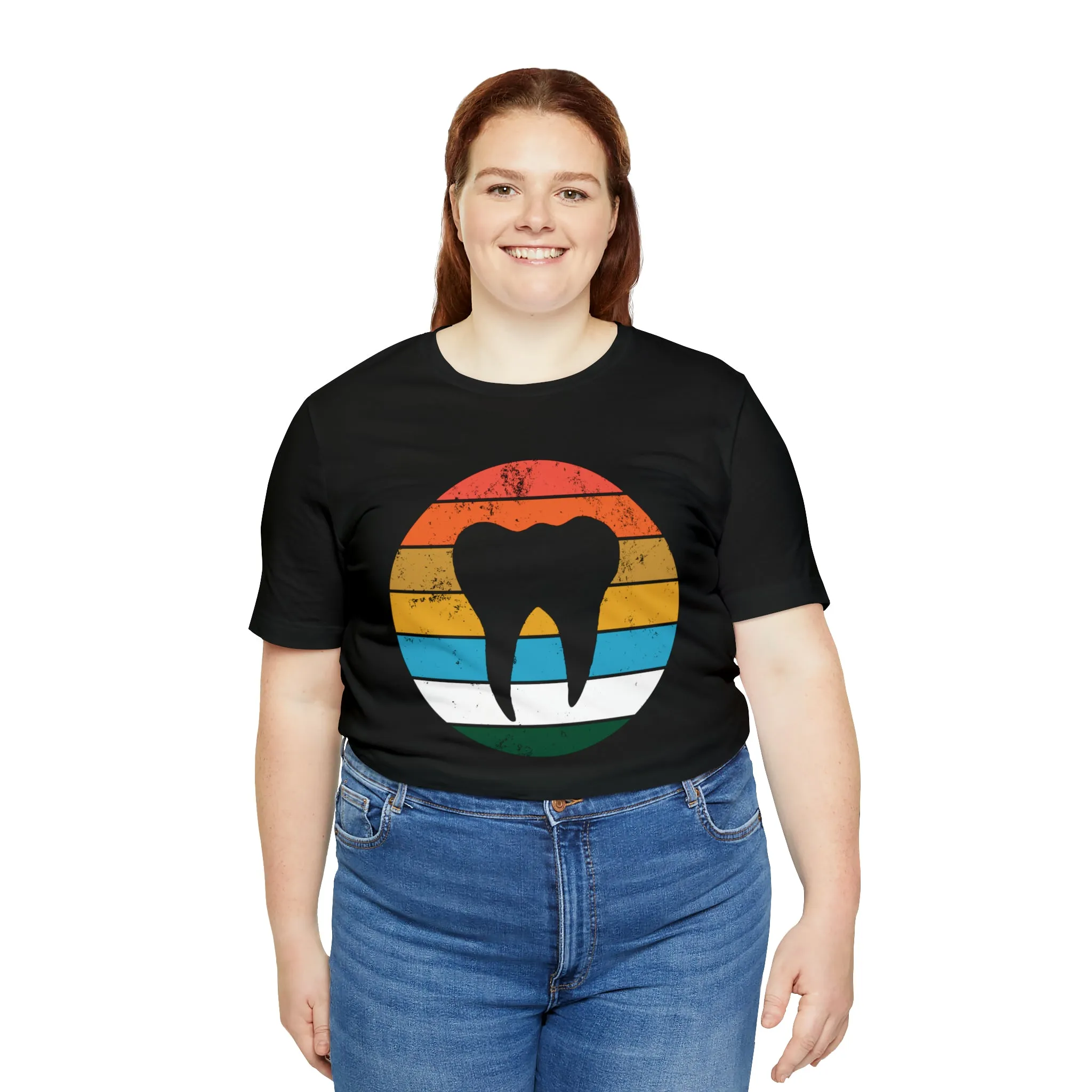 Retro Tooth Unisex Short Sleeve Tee