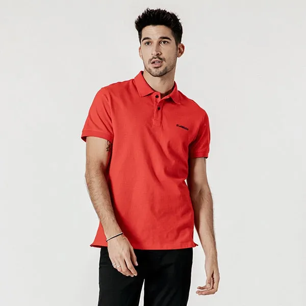 Shirts SIMWOOD 2019 summer new embroidered logo polo shirt 100% cotton classic