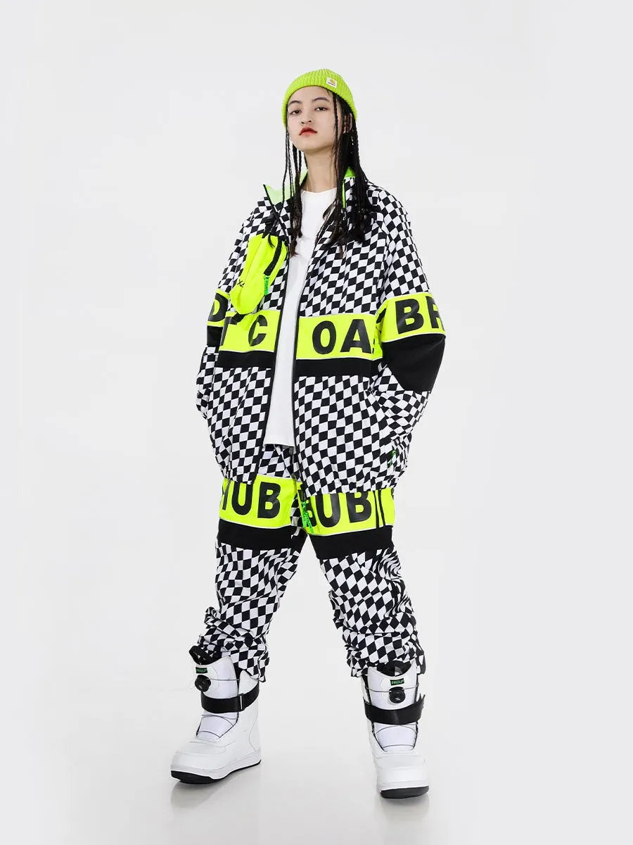 Snowverb Men's Street Style Plaid Snow Suits