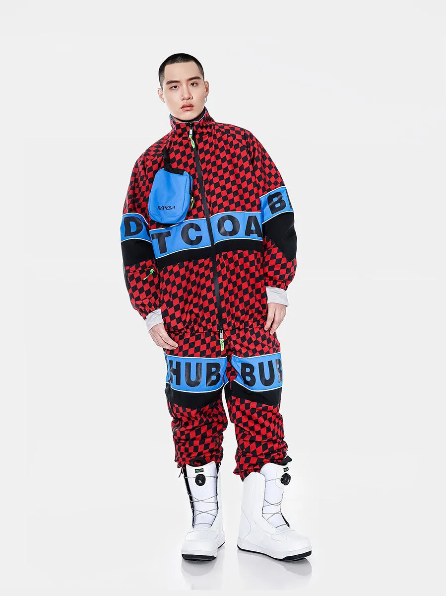 Snowverb Men's Street Style Plaid Snow Suits