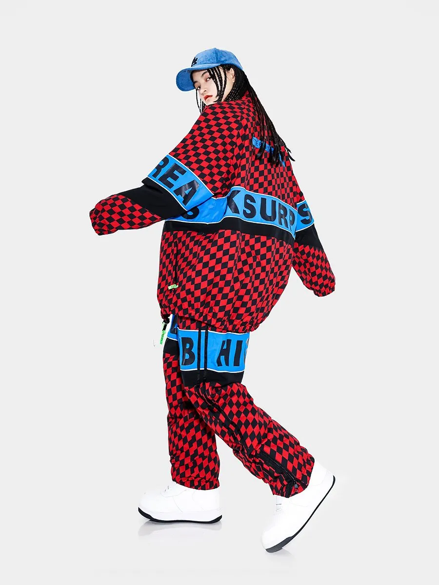 Snowverb Men's Street Style Plaid Snow Suits