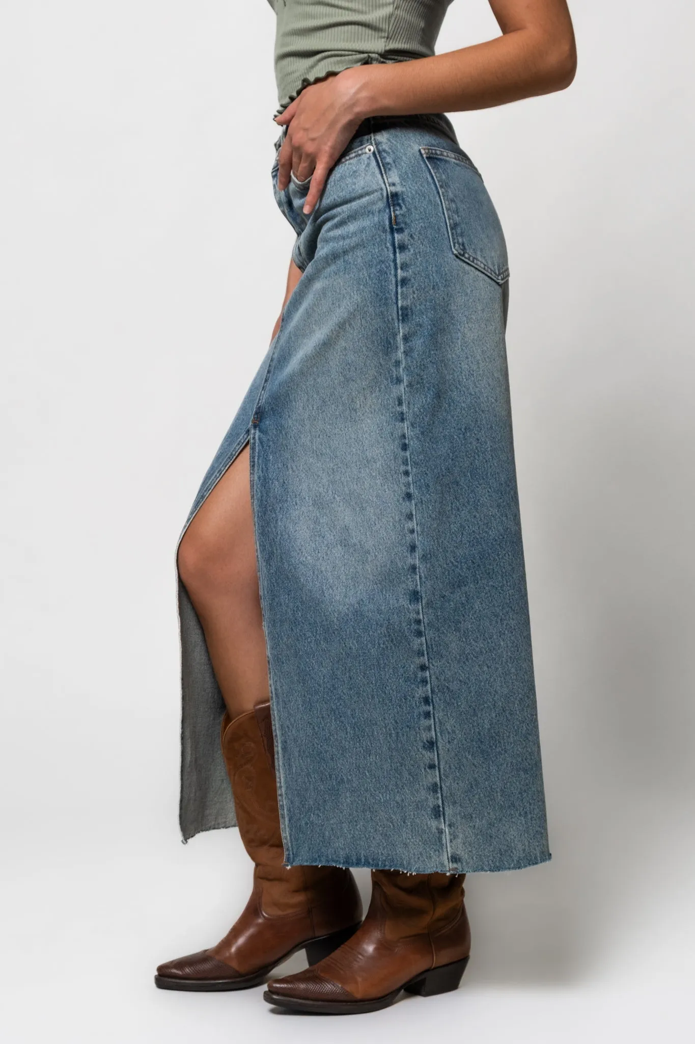 Steve Madden Avani Denim Skirt